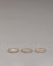 Himalayan Silver Ring Set With Gemstones 