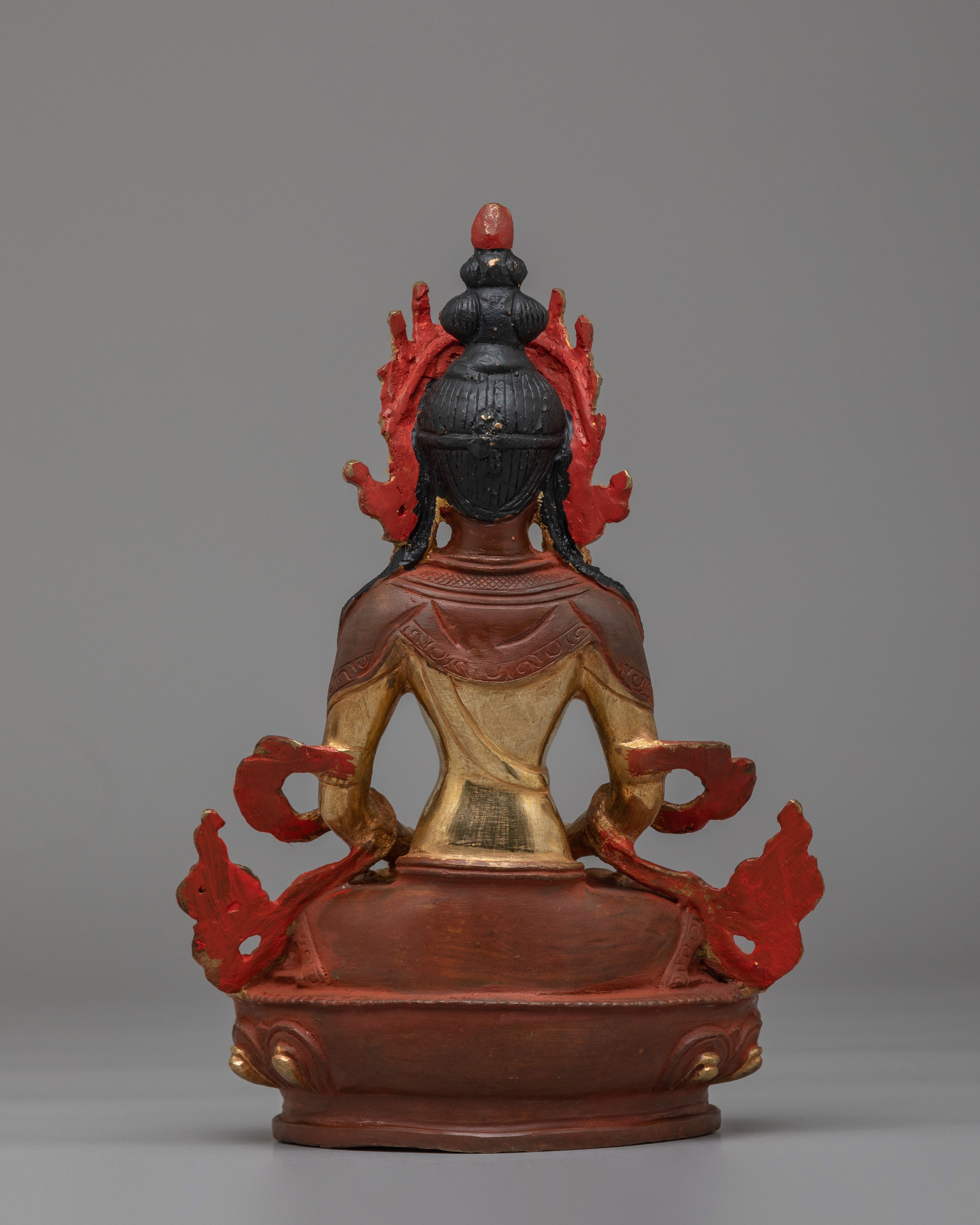 Tibetan Amitayus Buddha Sculpture | A Sacred Symbol of Longevity and Blessings