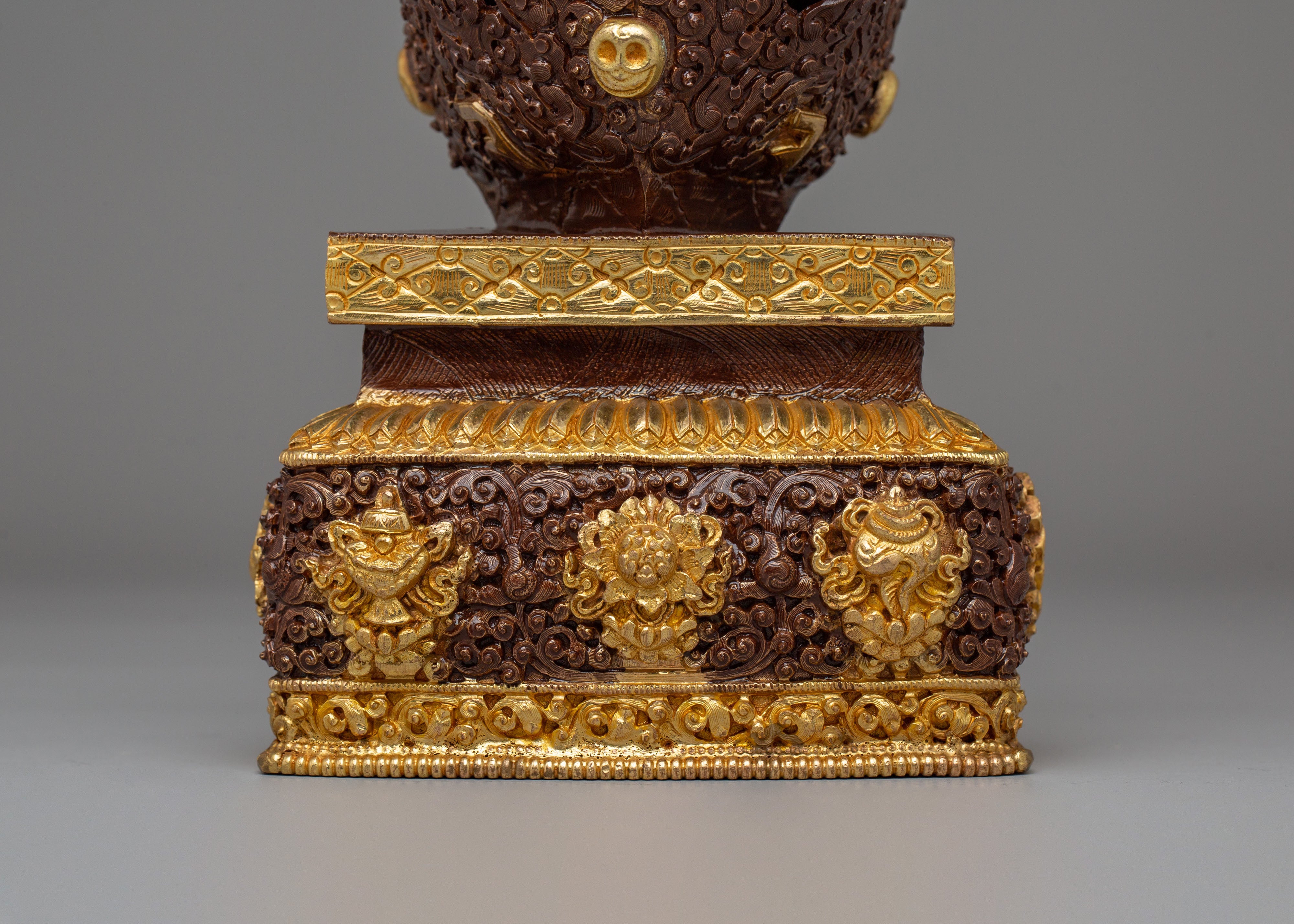 Buddhist Ritual Kapala for Altar Use | Symbolizing Purity and Devotion