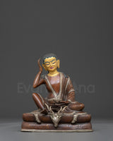 Tibetan Handmade Figurine of Milarepa