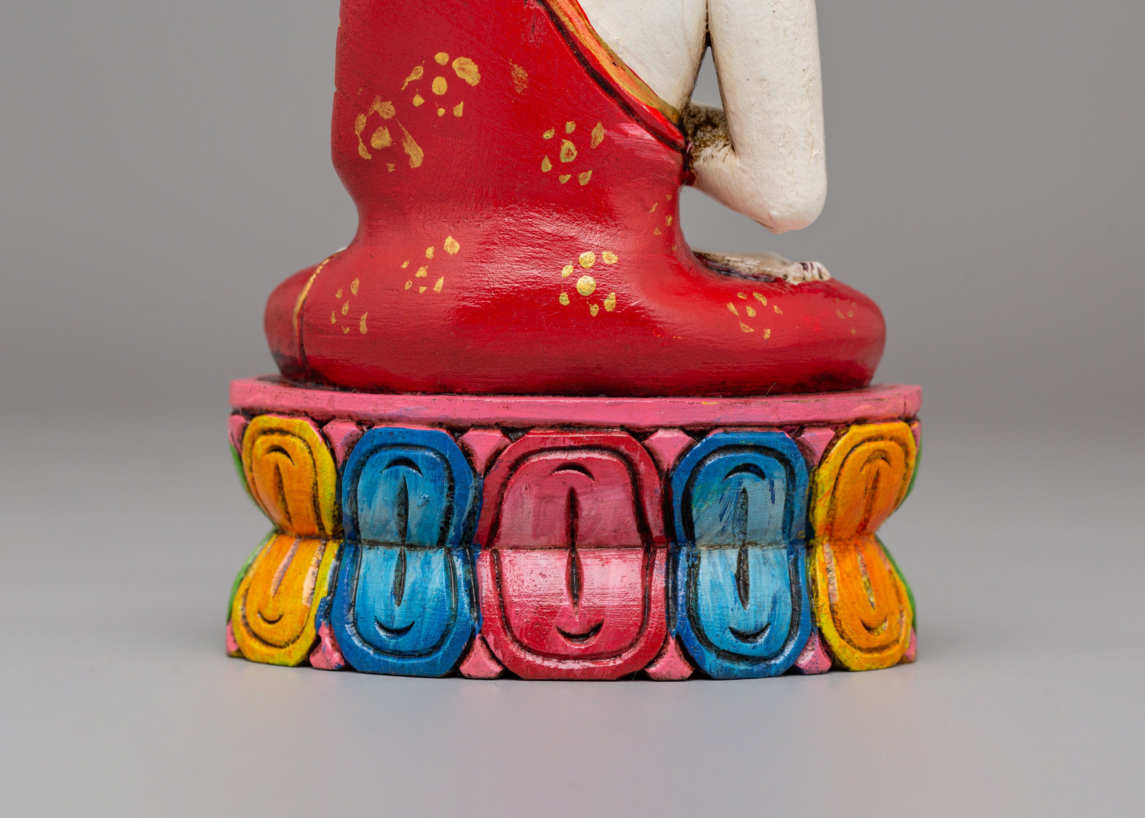 Sacred Cosmic Buddha Vairocana Statue | Spiritual Buddha Figurine