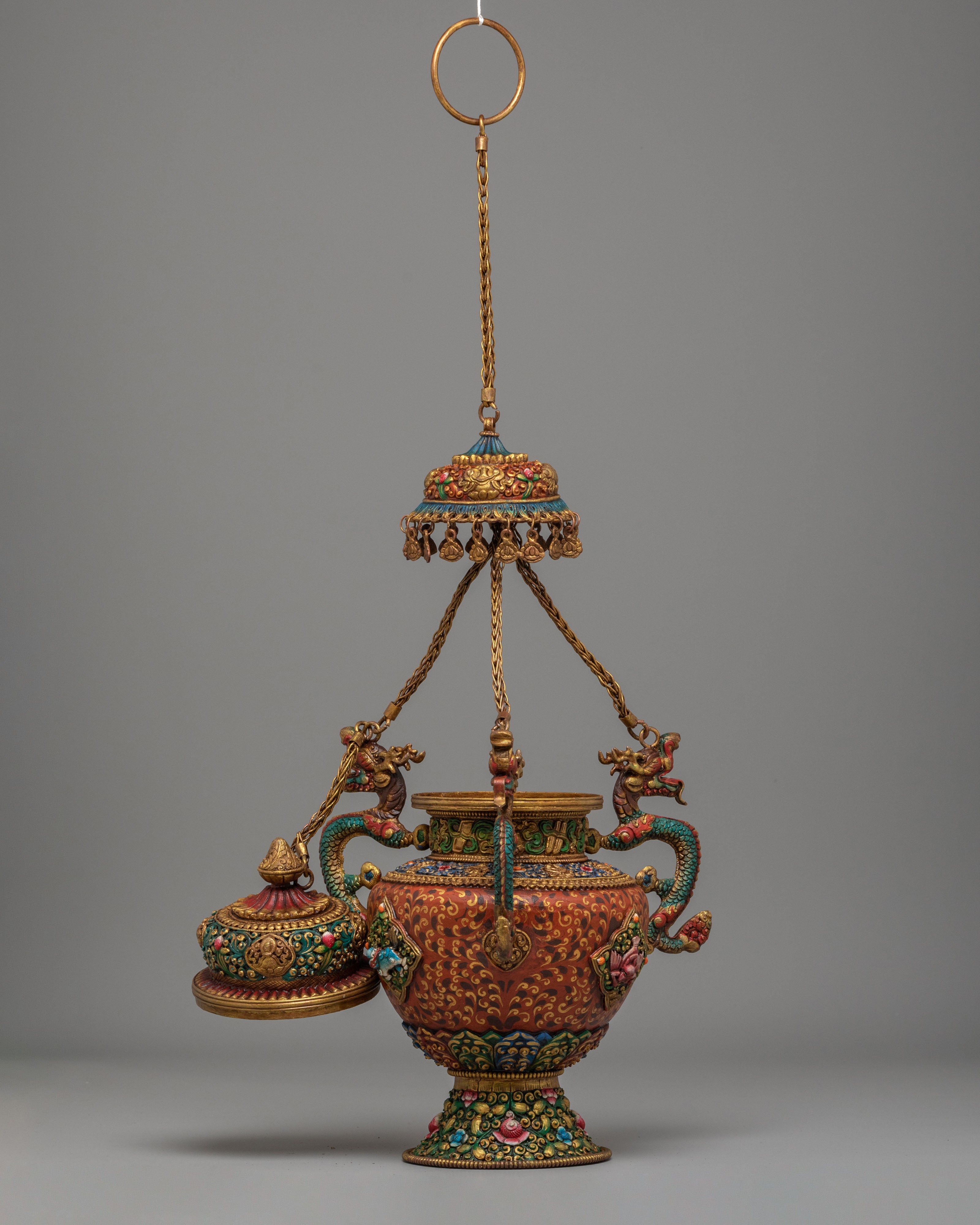 Ceremonial Ritual Incense Burner | Traditional Himalayan Art