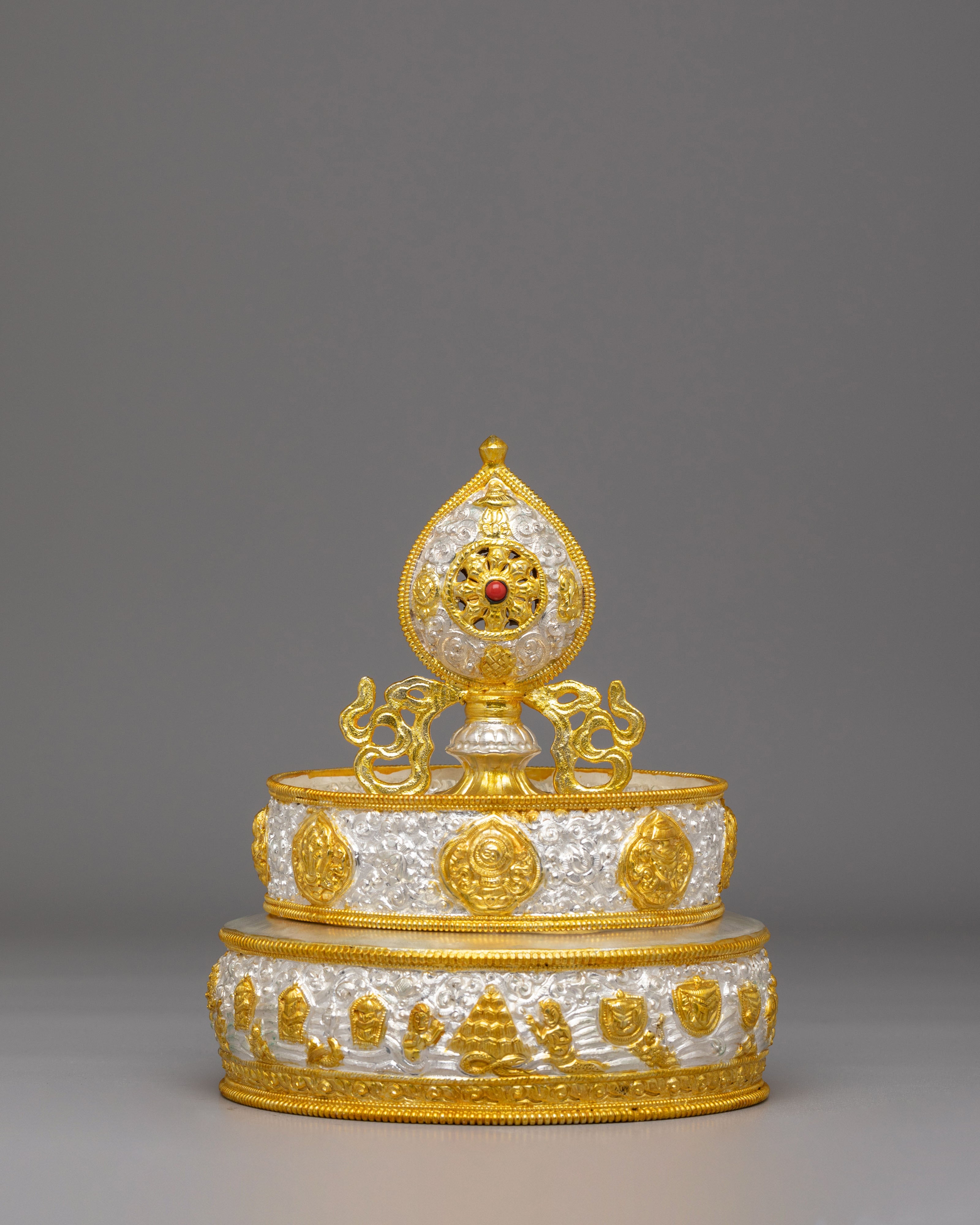 Tibetan Buddhist Mandala Offering Set | Meditation & Puja Practice