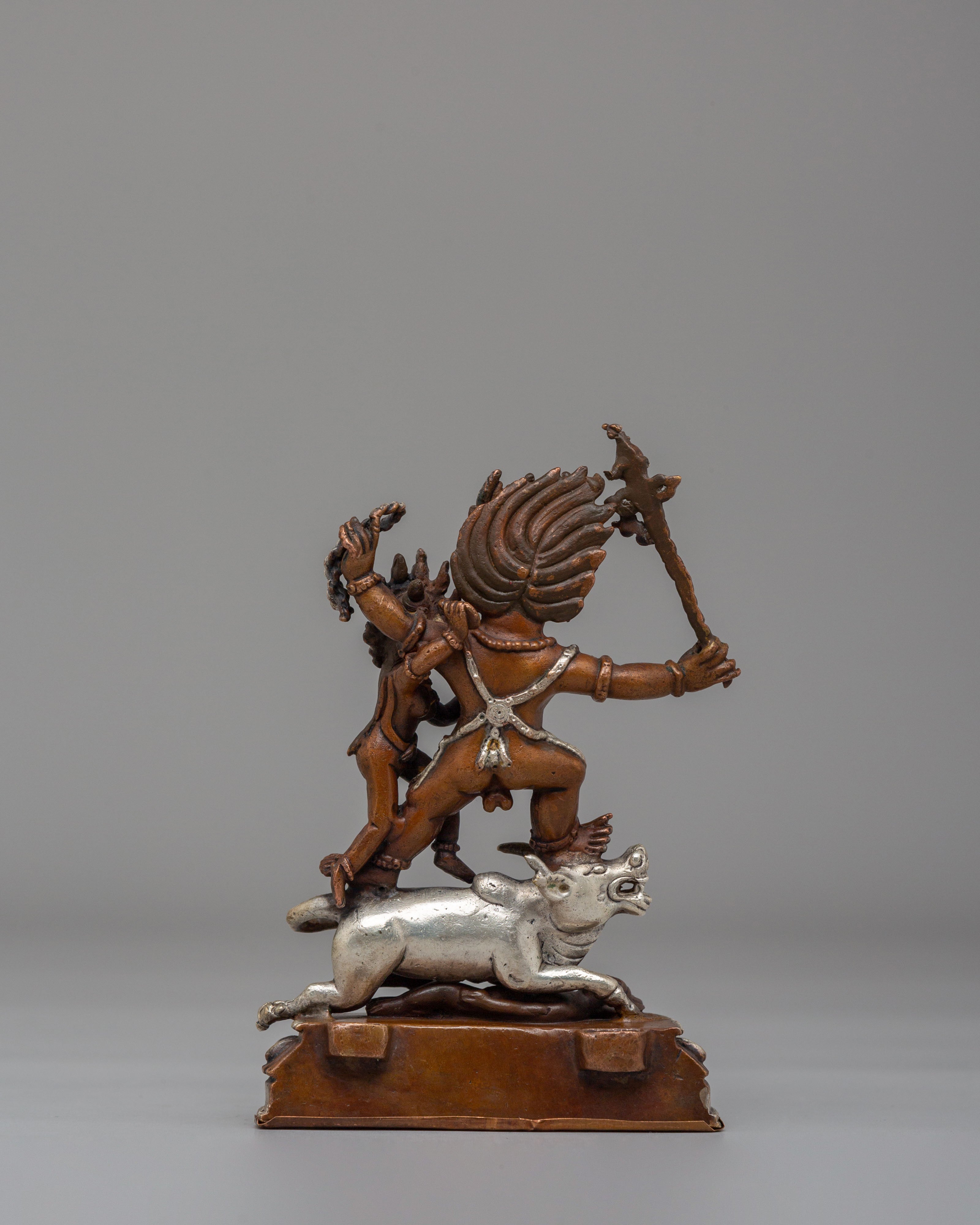 Machine Made Yama Dharmaraja Deity Statue | Guardian of Dharma and Protector of the Law