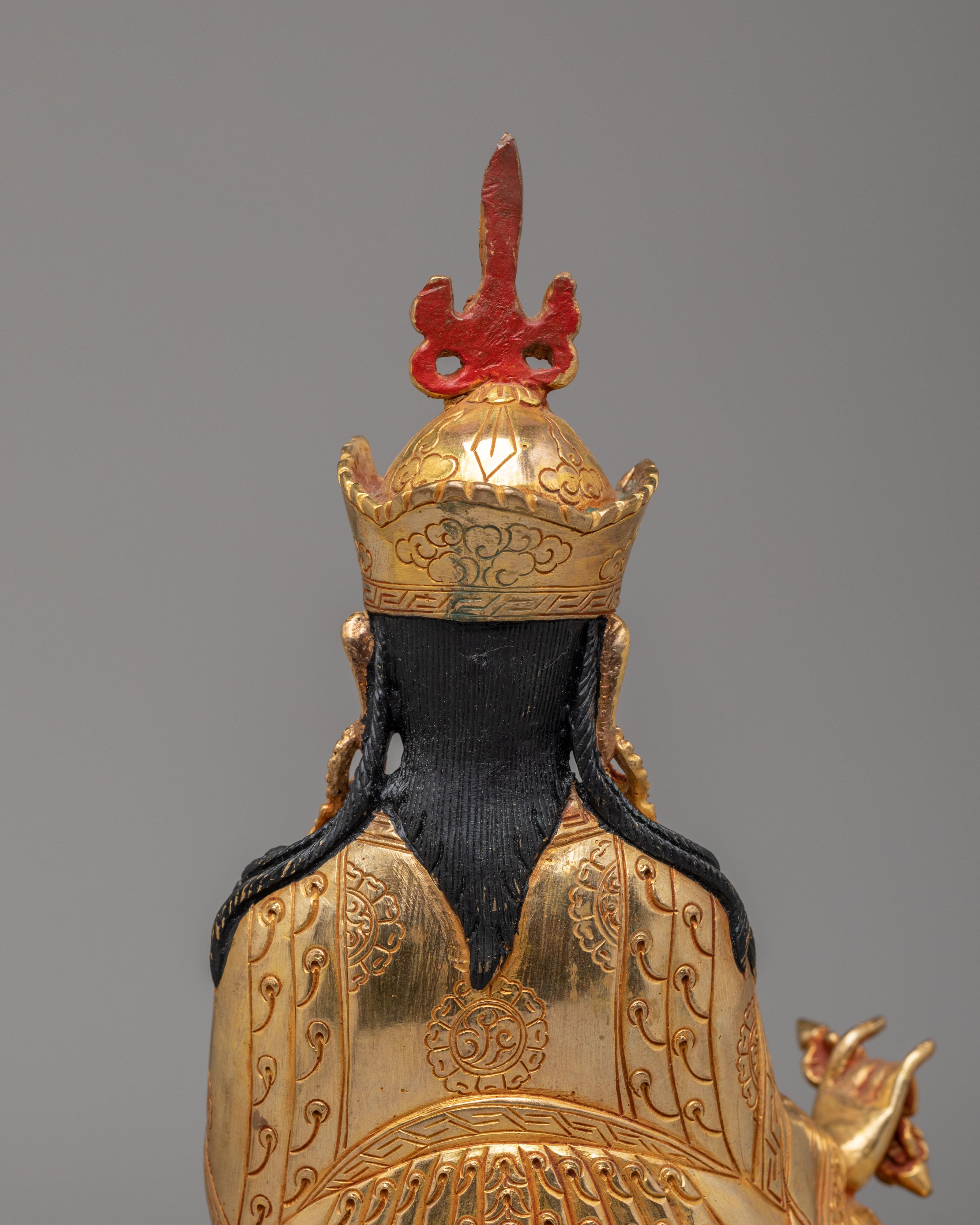 Sacred Altar Guru Rinpoche Statue | Tibetan Copper Statue