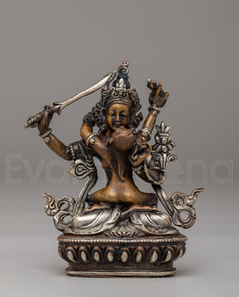 Sacred Manjushri with Consort Statue S
