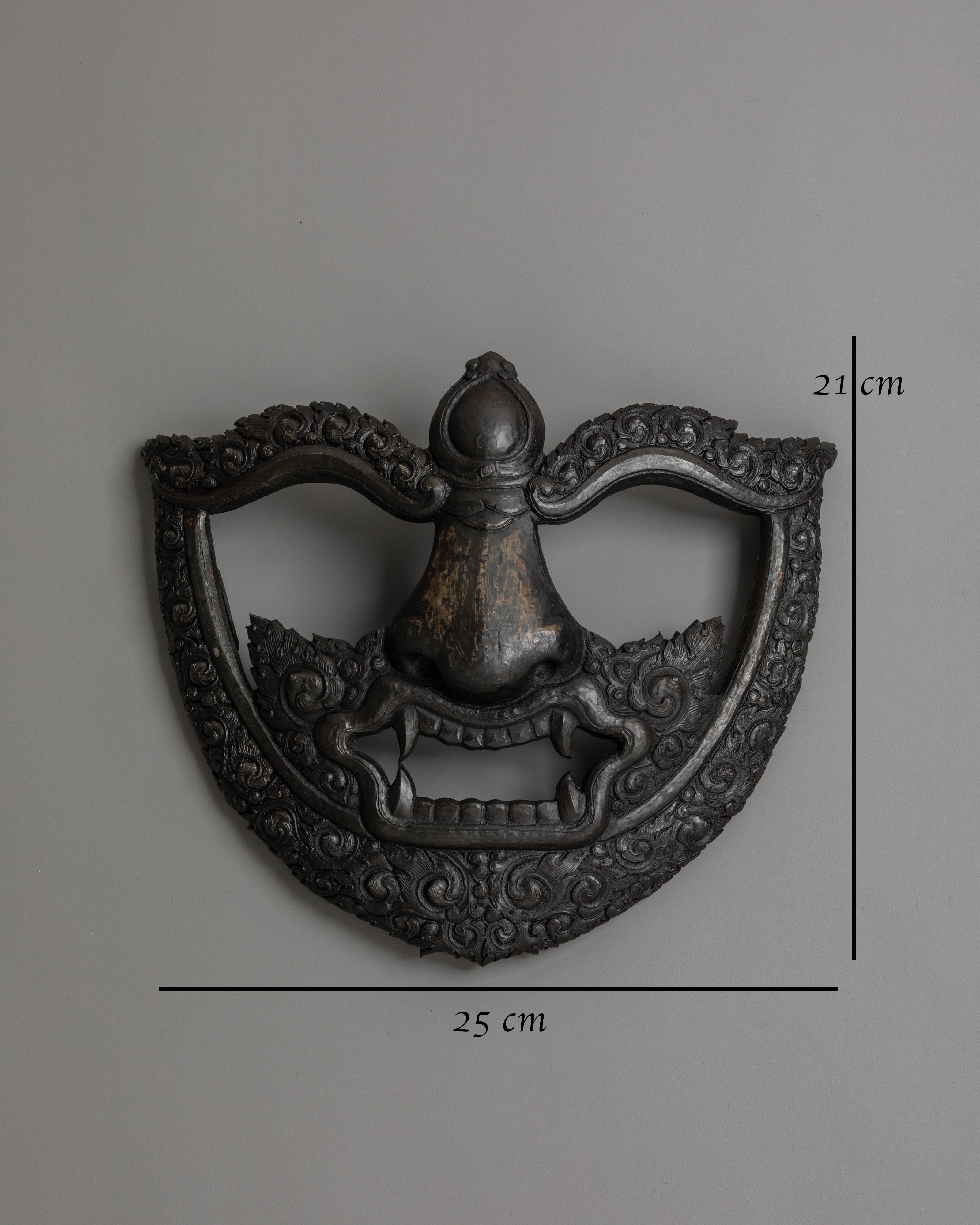 Traditional Tibetan Mask for Decor