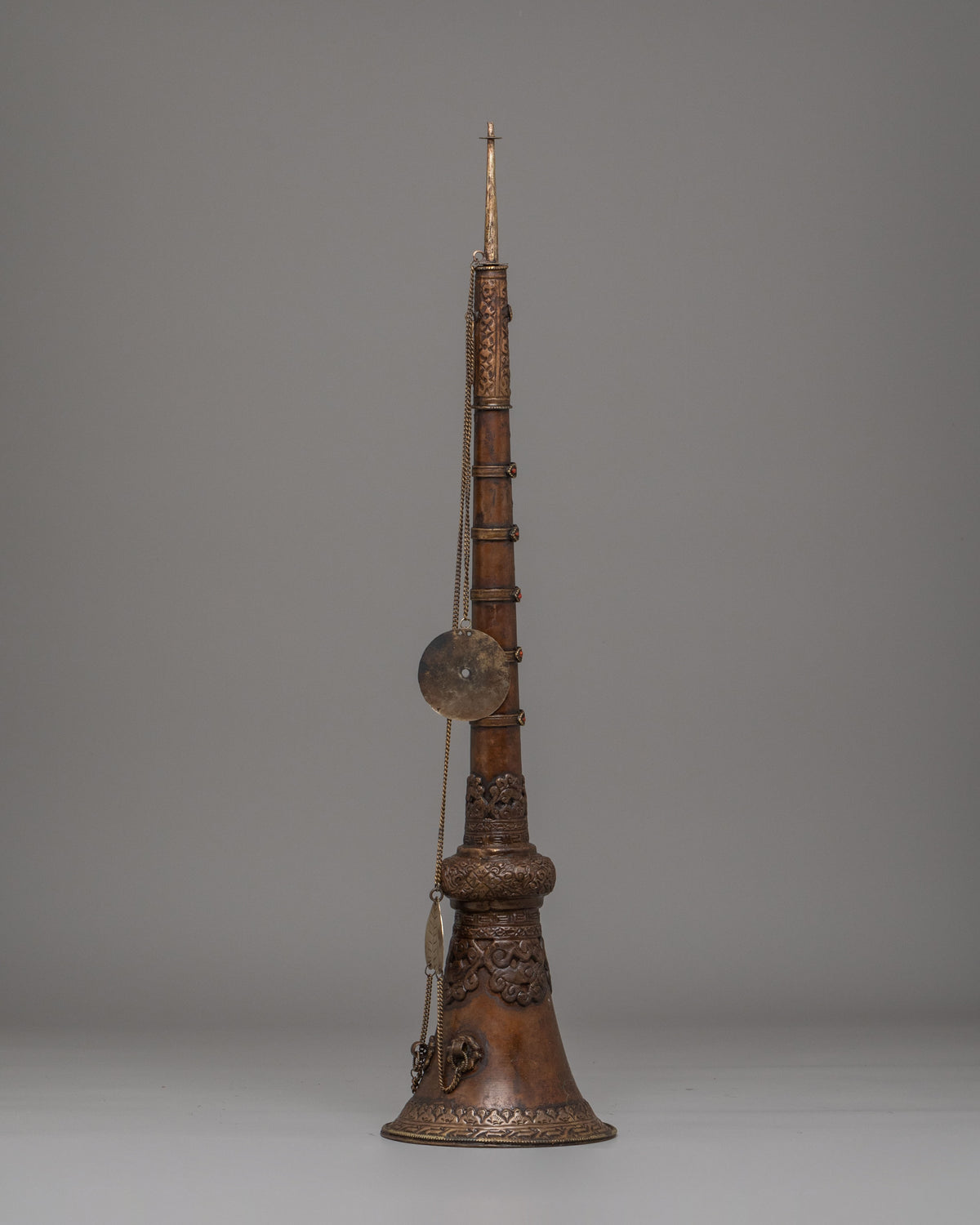 Tibetan Ritual Gyaling Set | Handcrafted Buddhist Instrument