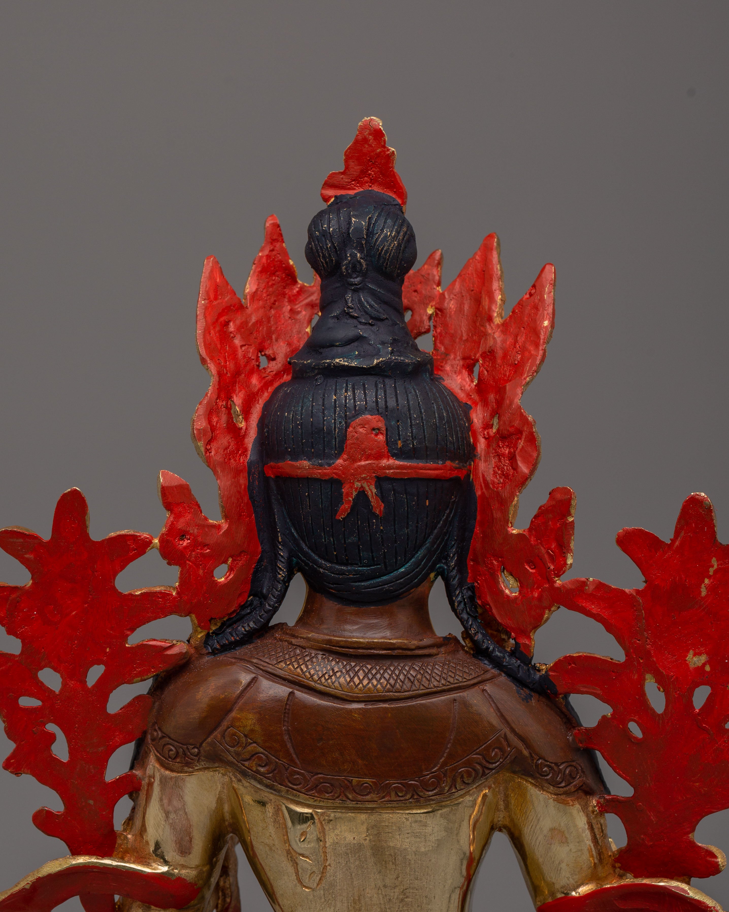 Green Tara Himalayan Copper Statue | Traditional Green Tara Statue
