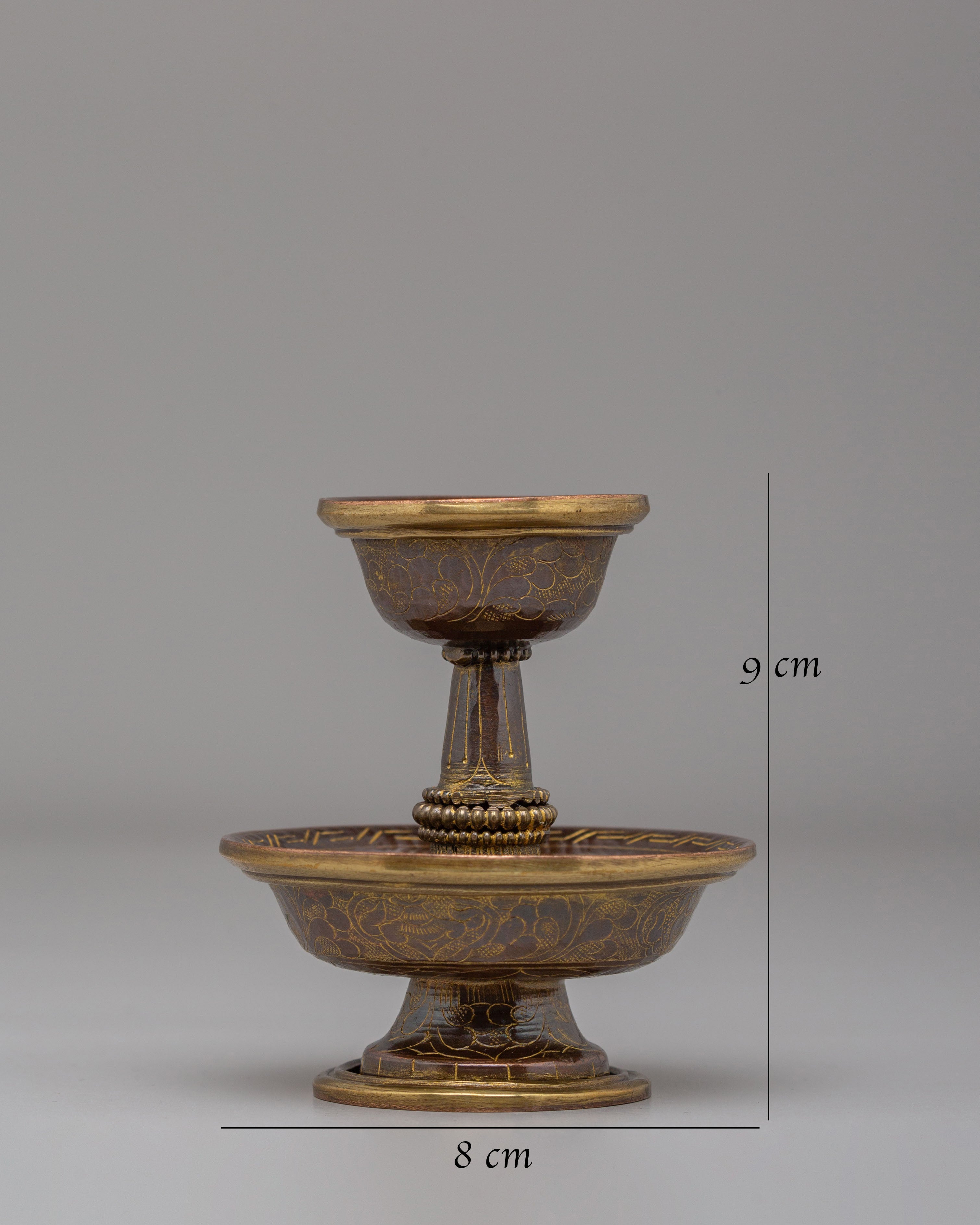 Serkyem Set for Altar Offering | Tibetan Ritual Offering Vessel