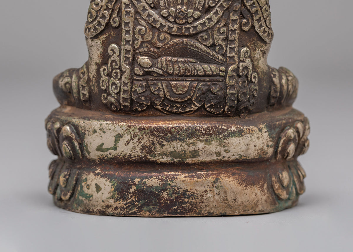 Amitabha Buddha of Infinite Light Statue | Antique Finish Buddhist Art