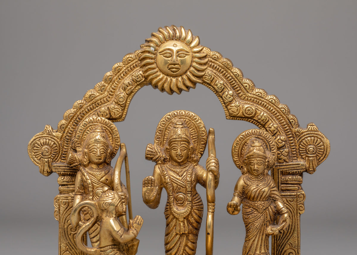 Handmade Ram Darbar Statue | Spiritual Altar Home Decor
