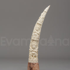 Sacred Carved Mahakala Horn
