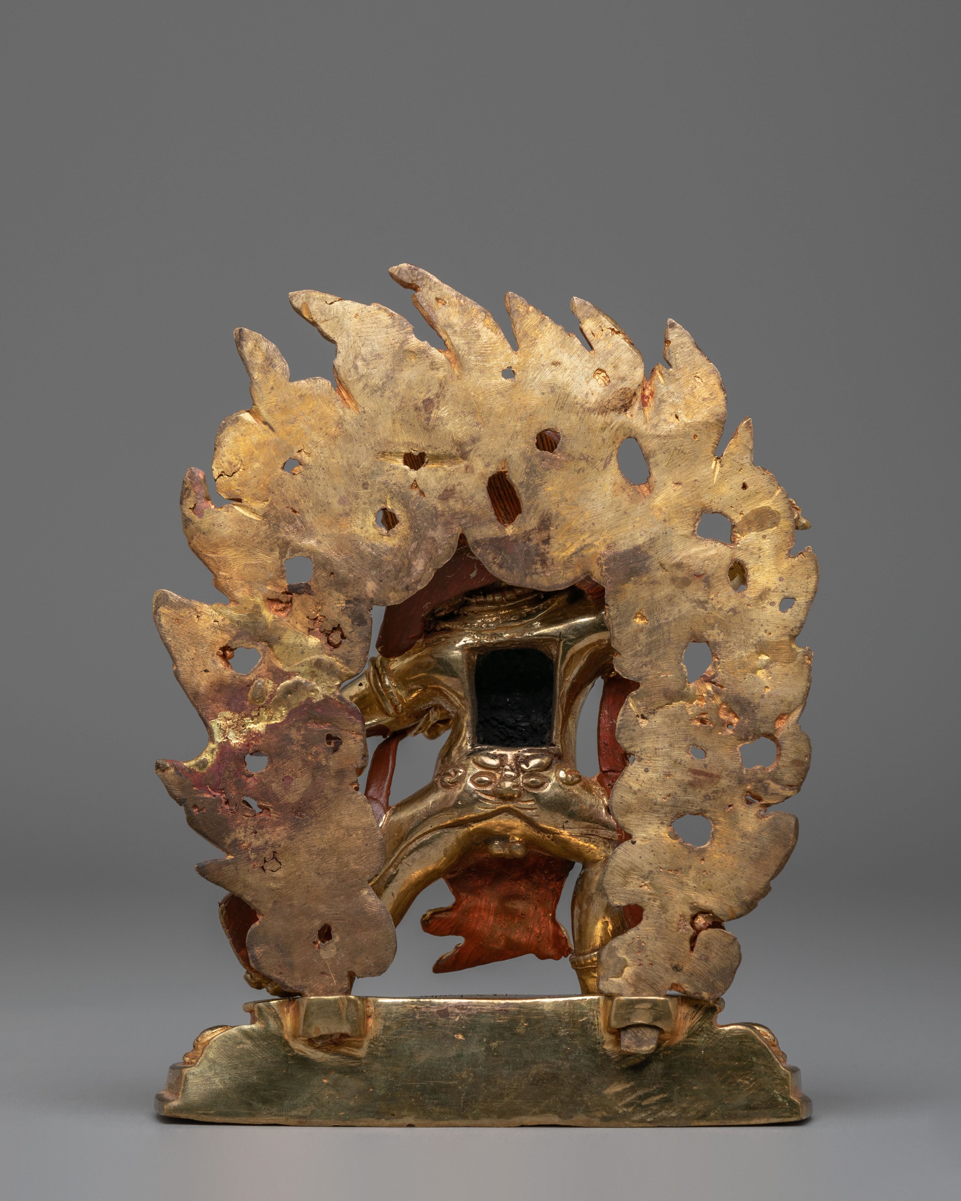 Handmade Power Deity Vajrapani Statue | Spiritual Protection Decor