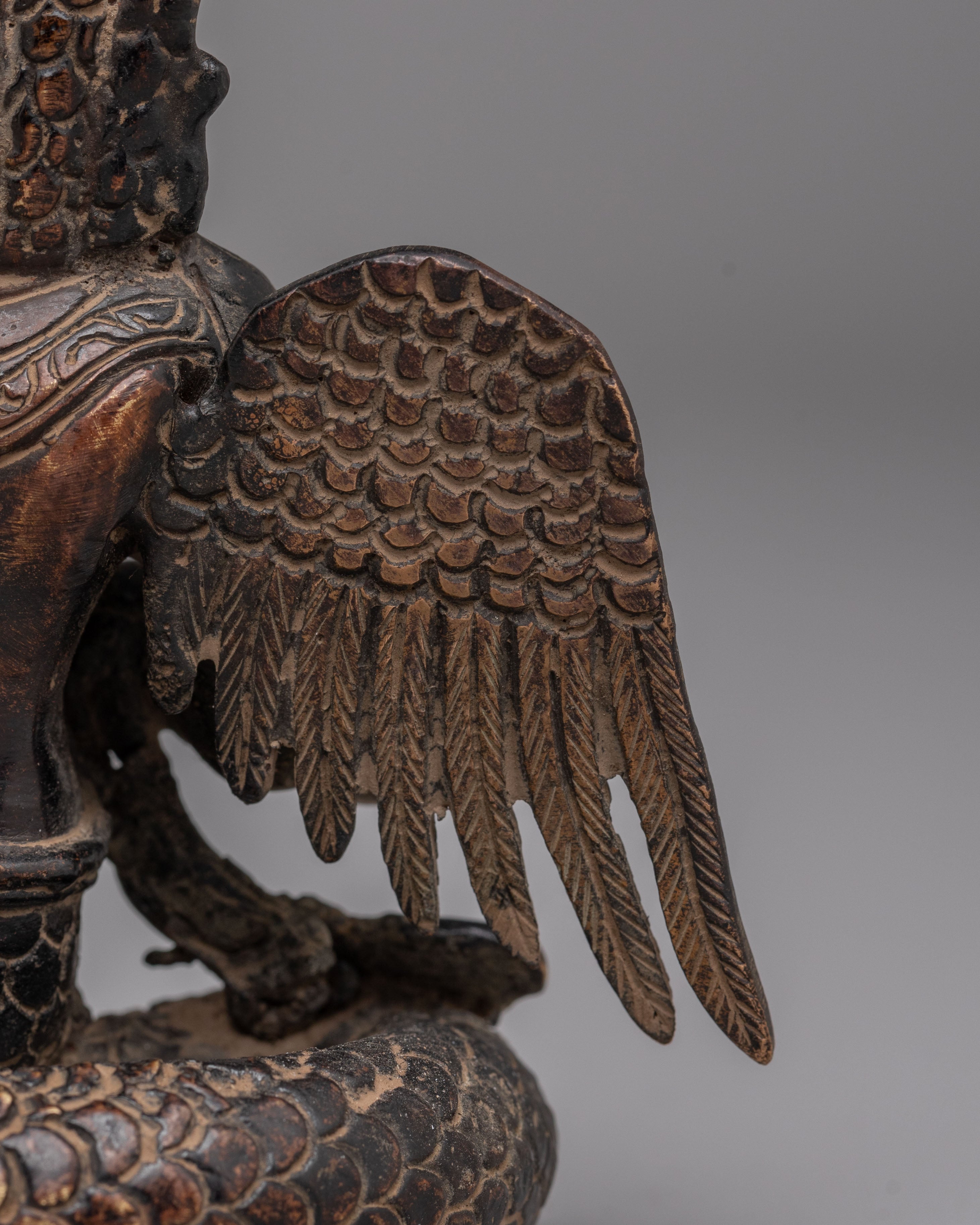 Nagkanya Deity Figurine | Copper Body with Antique Finishing