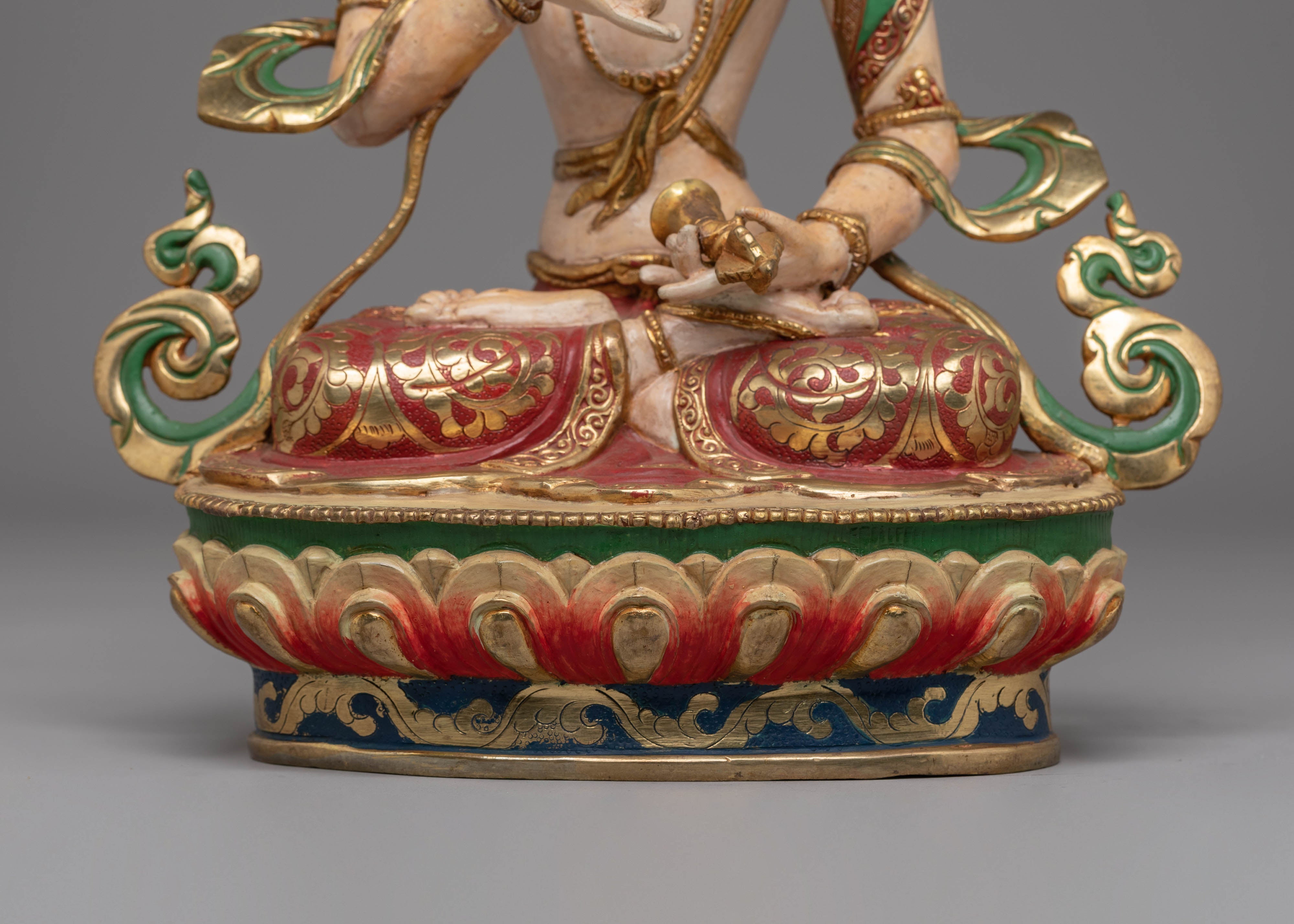 Sacred Handcrafted Figurine of Vajrasattva | Symbol of Purity