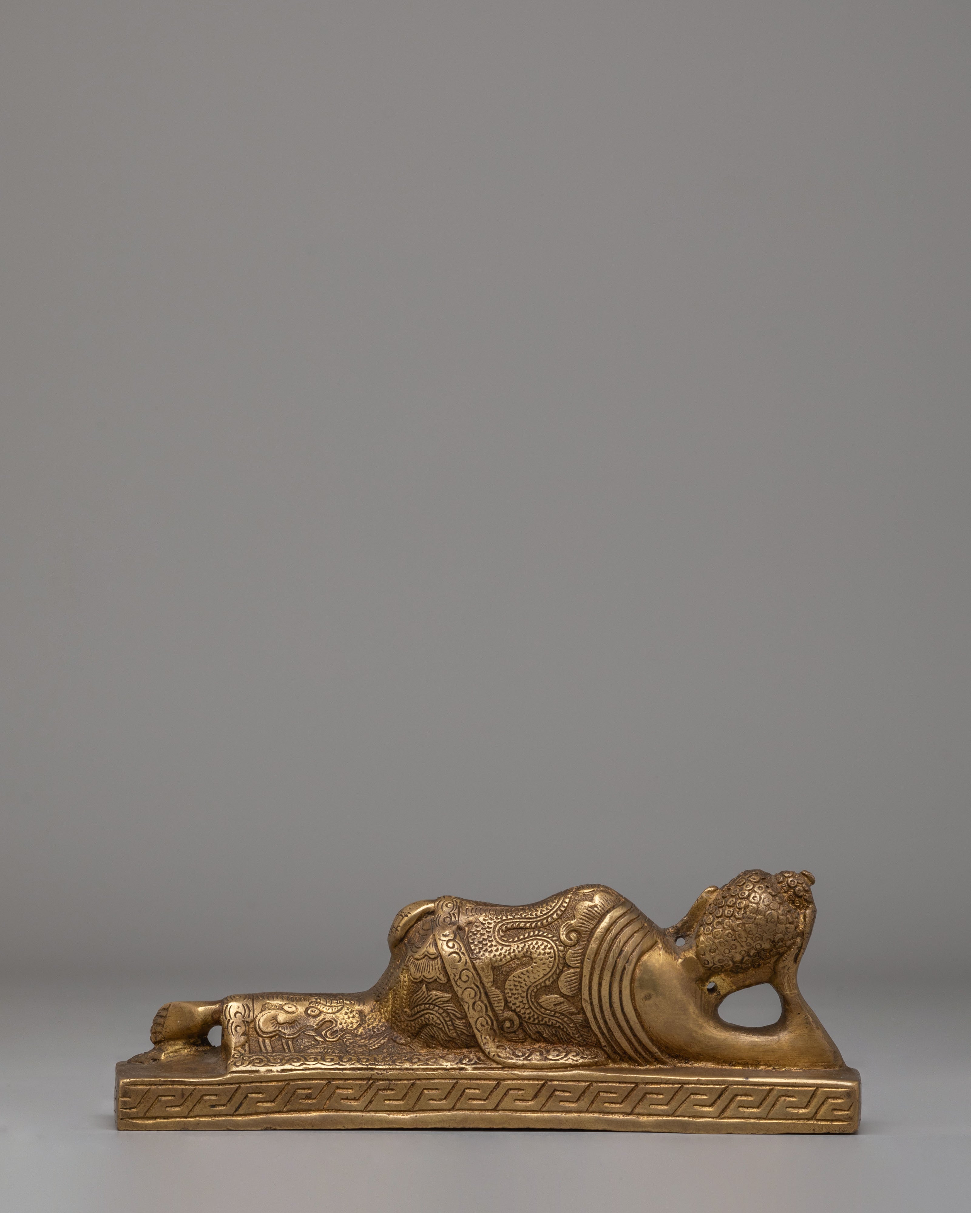 Tibetan Reclining Buddha Statue | Sleeping Buddha Figurine