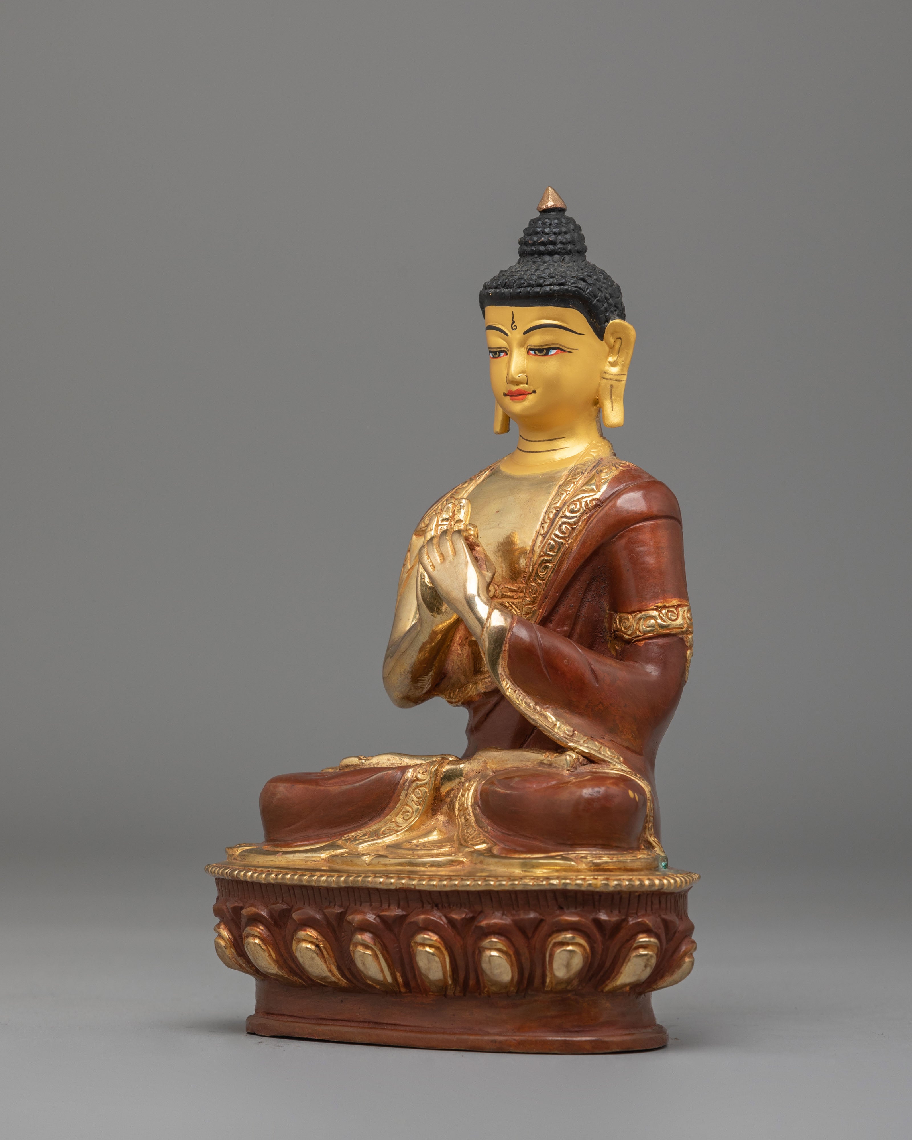 Cosmic Buddha Vairocana Altar Statue | Enlightened Buddha Figurine for Meditation