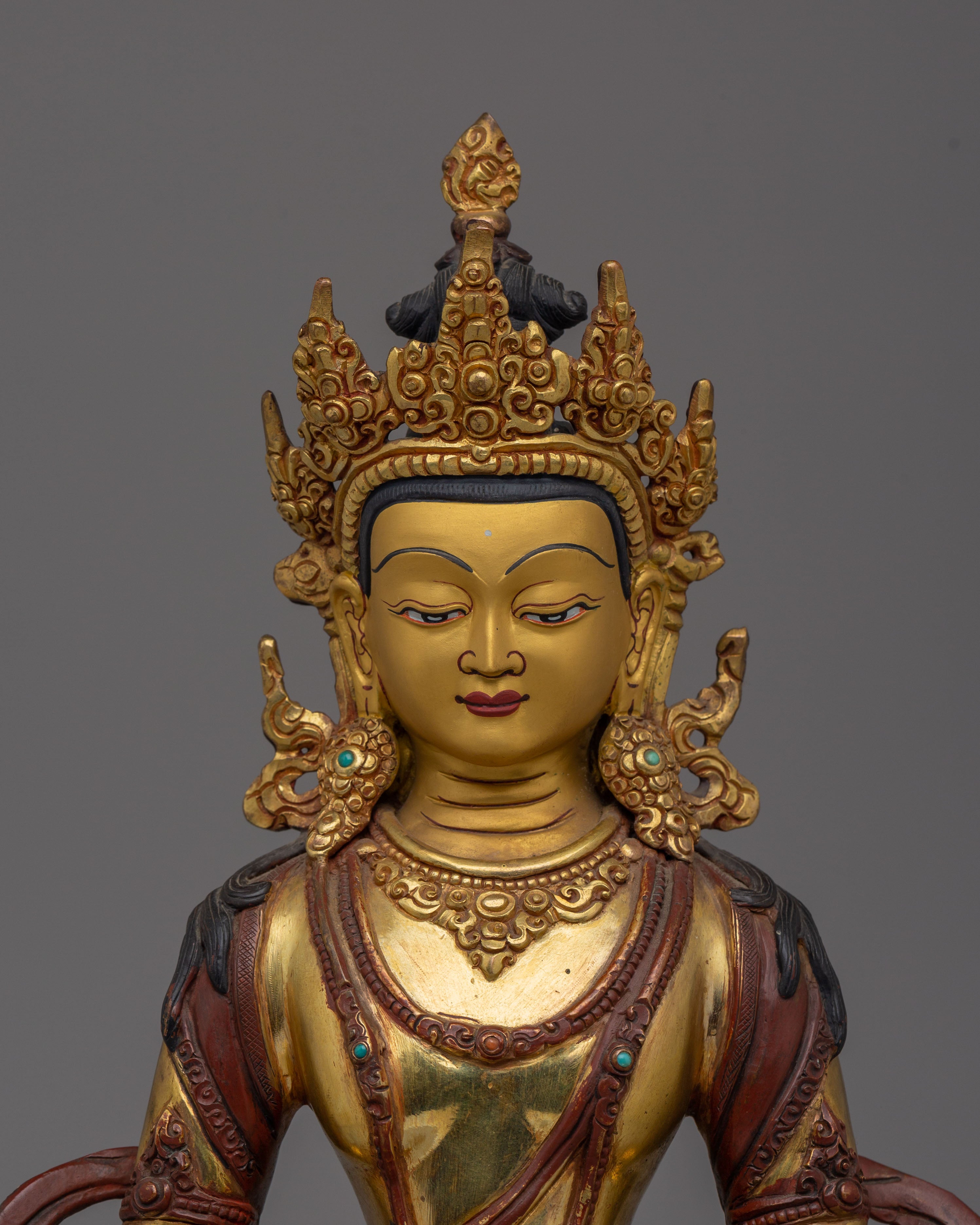 Tibetan Sacred Amitayus Statue | Symbol of Longevity