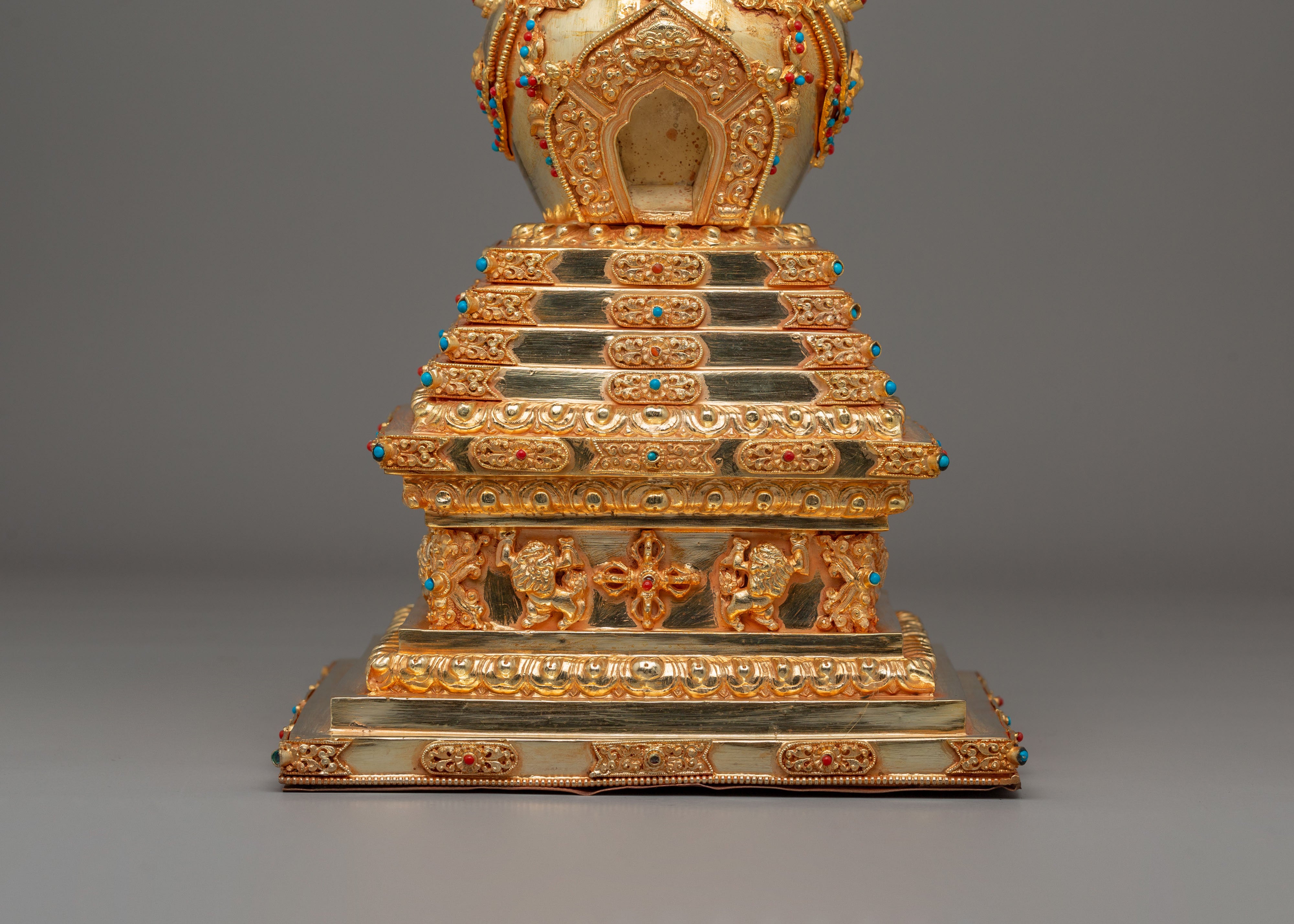 Tibetan Enlightenment Stupa | Handcrafted Buddhist Shrine
