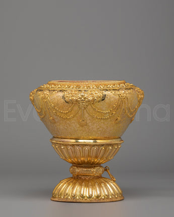 Handcrafted Himalayan Golpa With Stand