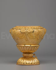 Handcrafted Himalayan Golpa With Stand