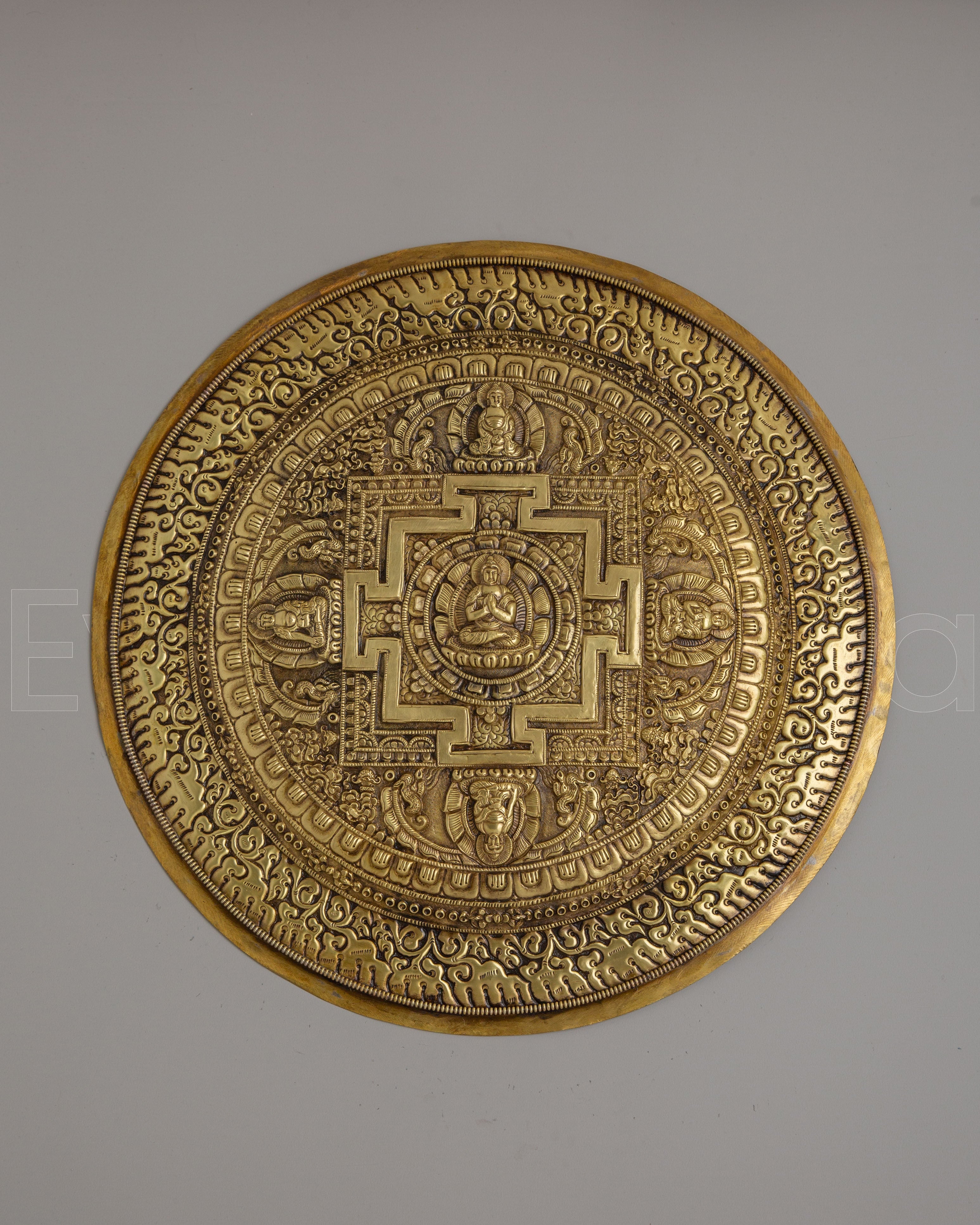 Five Buddha Mandala Wall Hanging