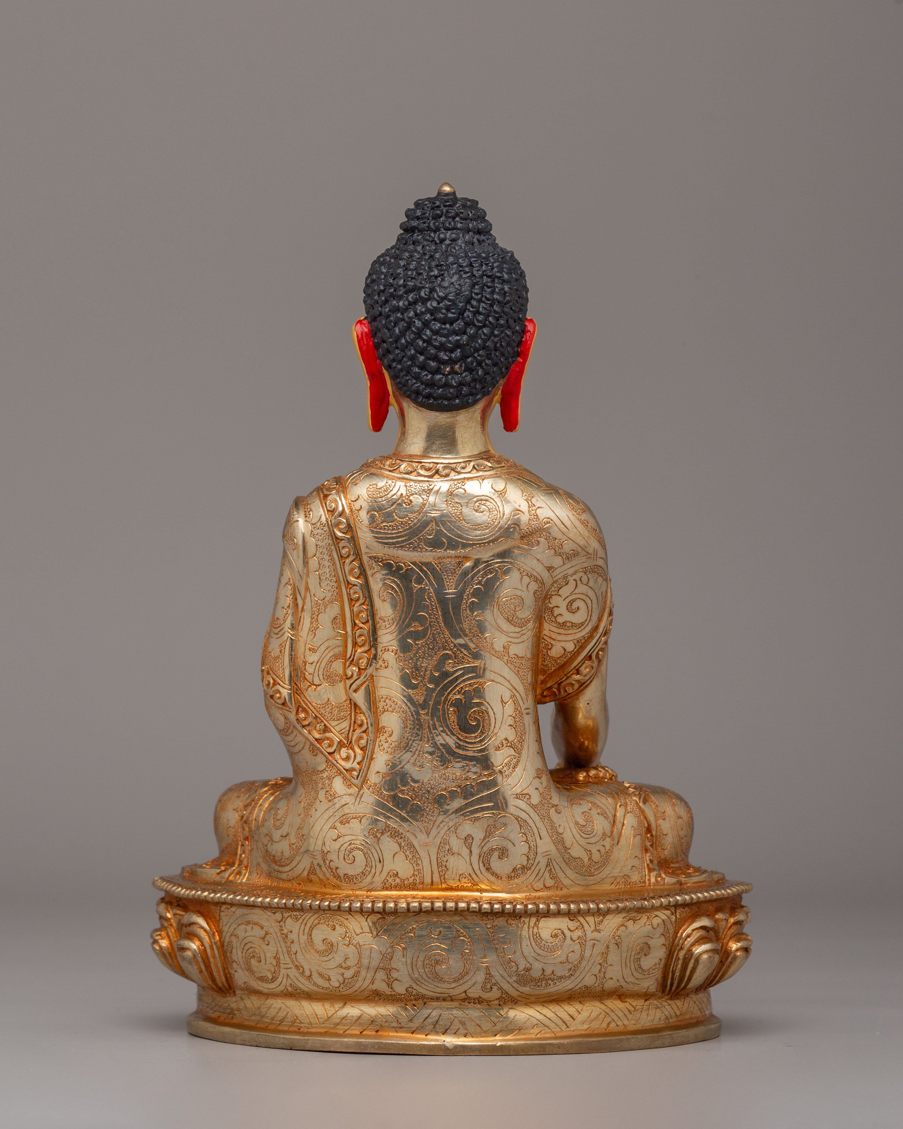 Sacred Shakyamuni Buddha Divine Statue | Handcrafted Tibetan Buddhist Art