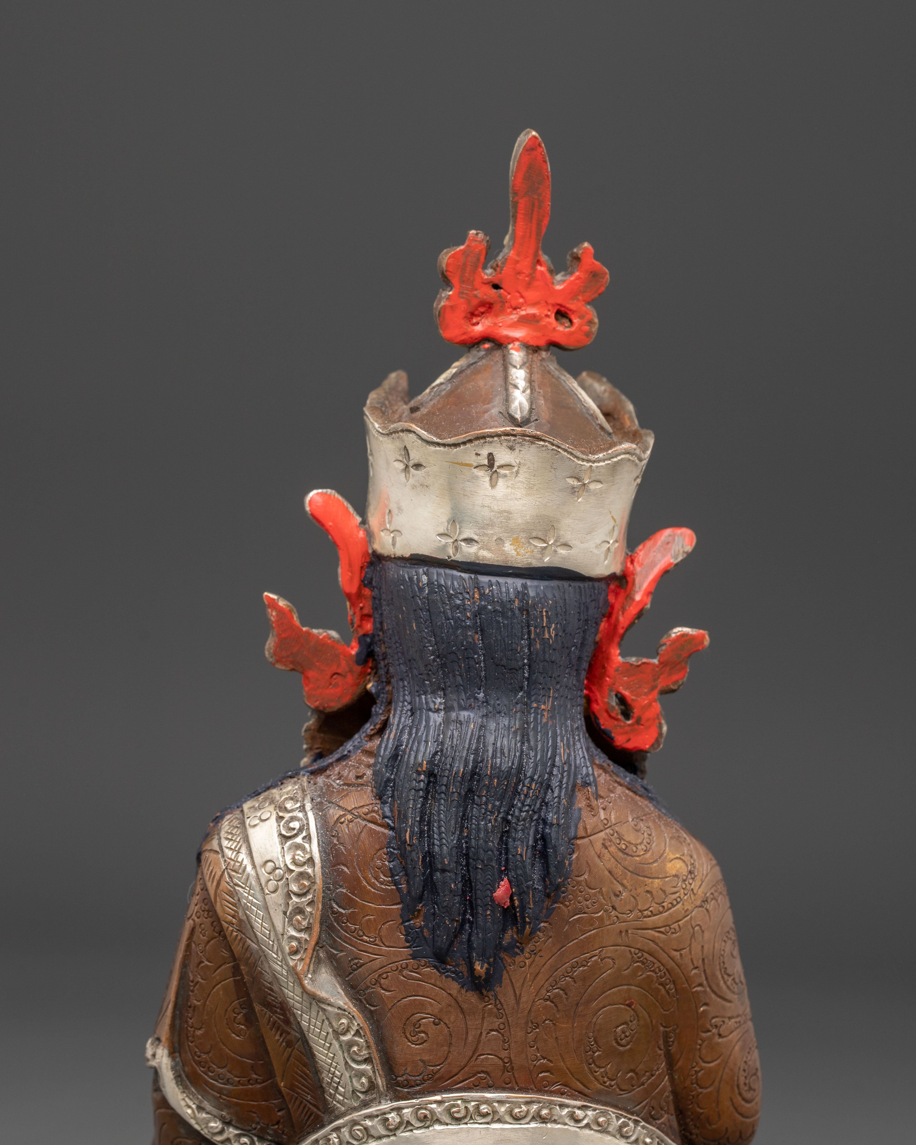 Guru Orgyen Norla Statue | Himalayan Padmasambhava Altar Decor