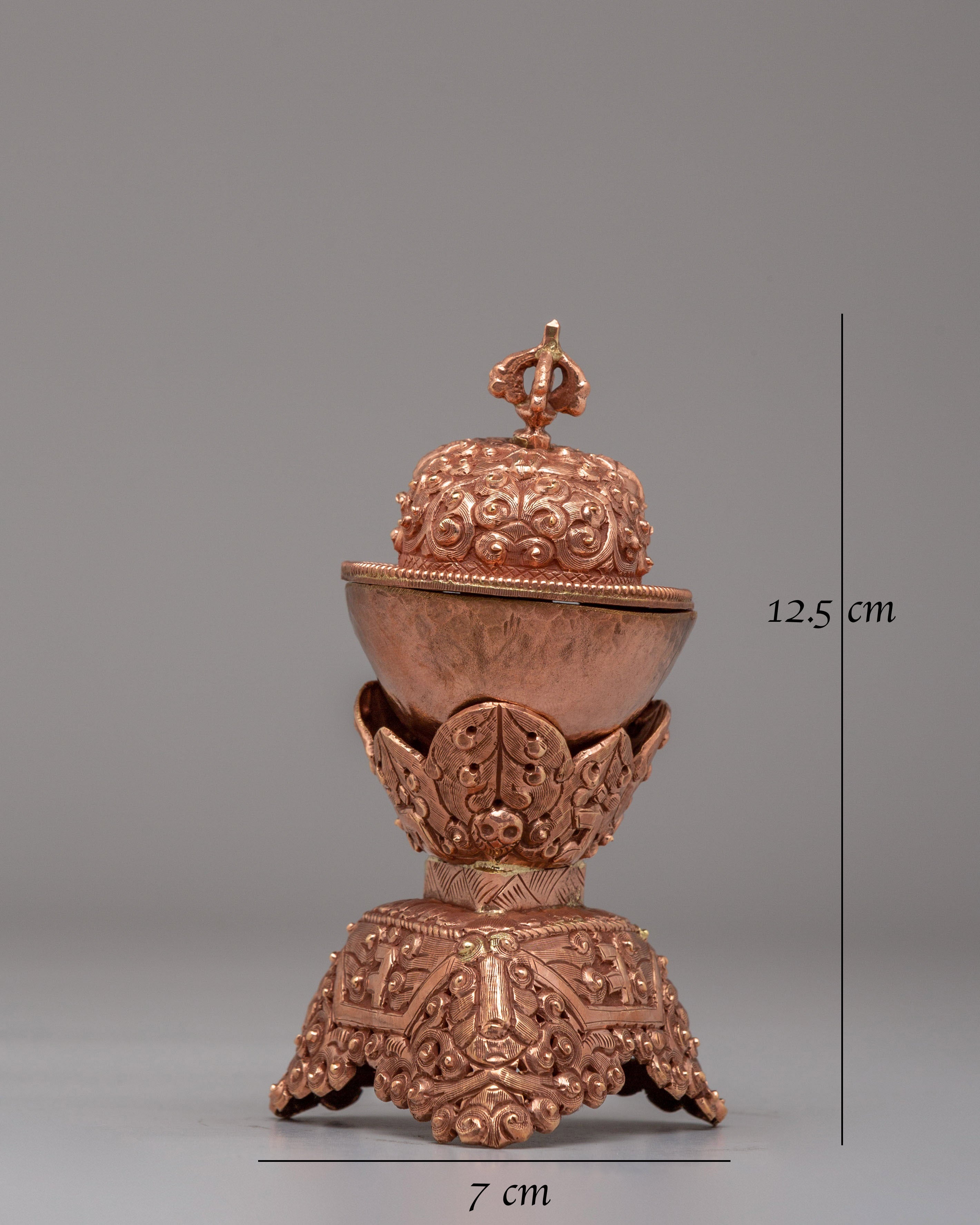 Vajrayana Ritual Kapala | Sacred Offering Vessel for Tantric Practices