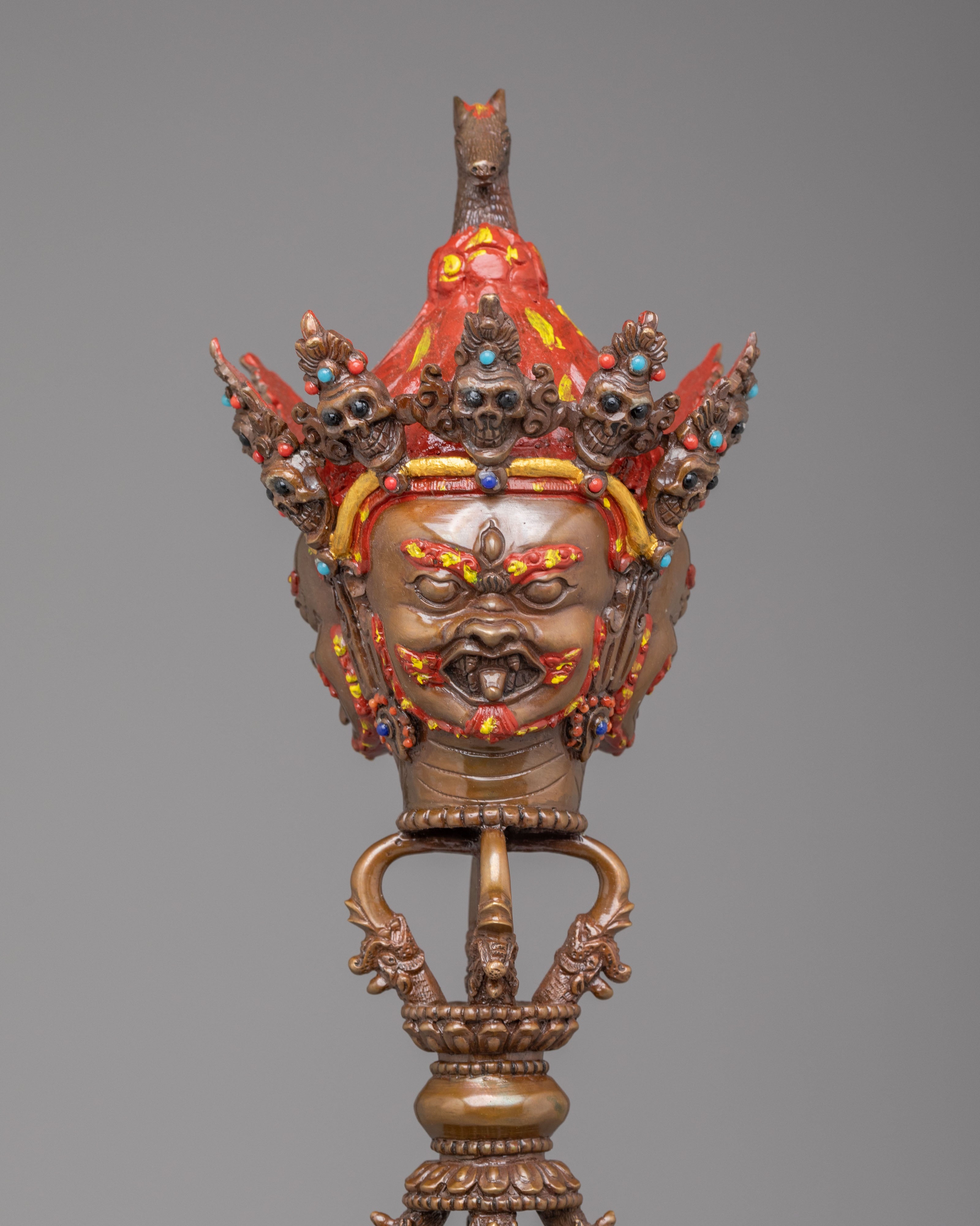Himalayan Hayagriva Phurba | Sacred Ritual Dagger for Protection