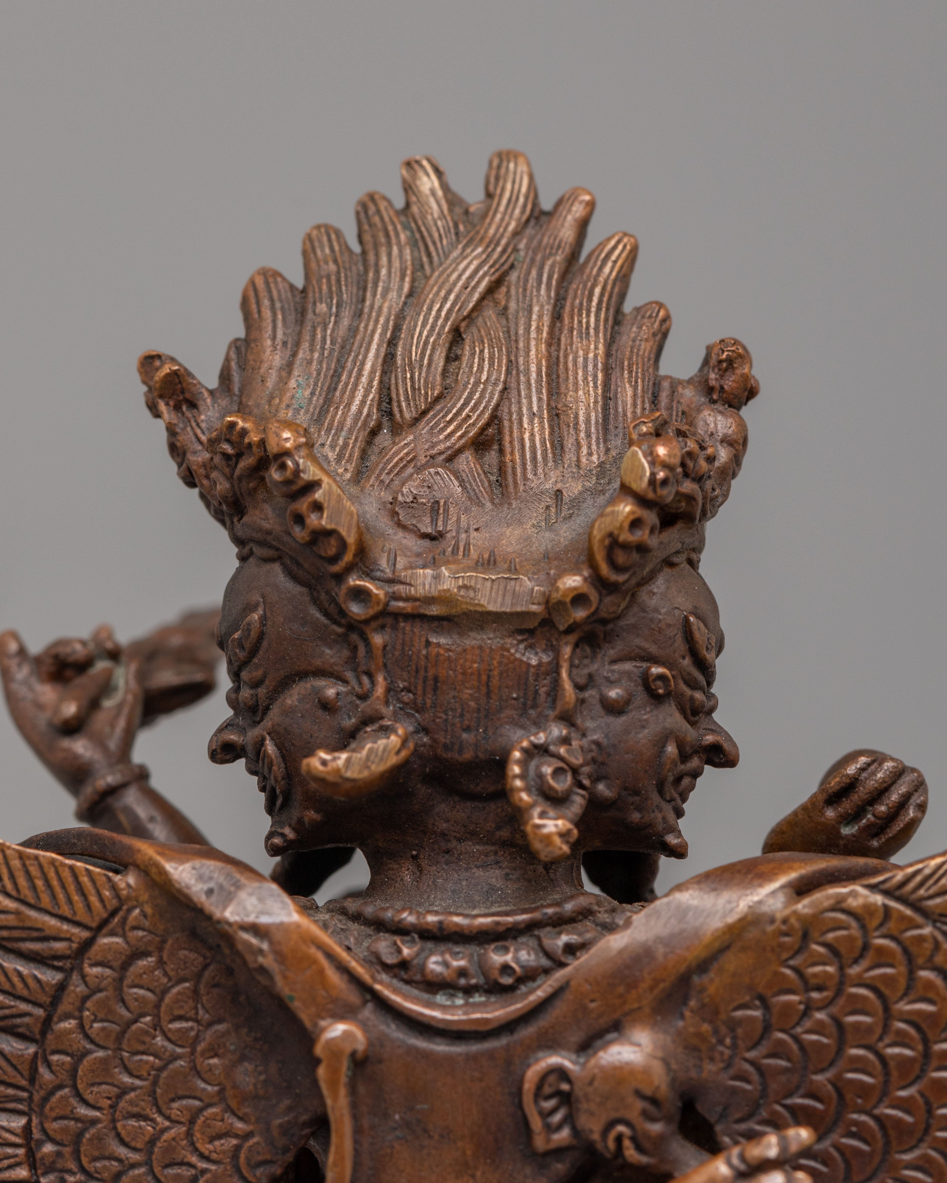 Machine Made Vajrakilaya Altar Statue | Tibetan Deity Sculpture