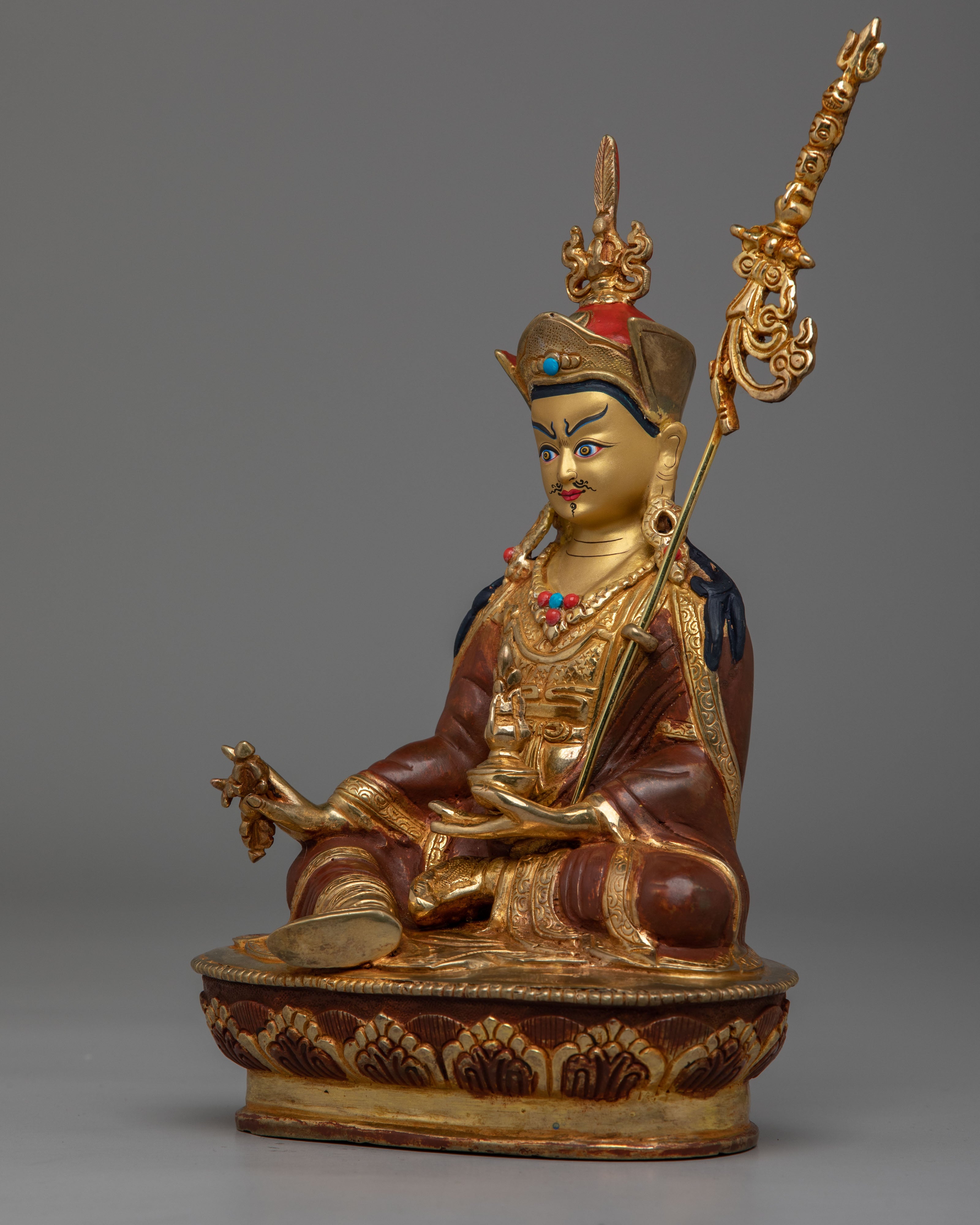 Guru Rinpoche Sacred Statue | Tibetan Master of Wisdom