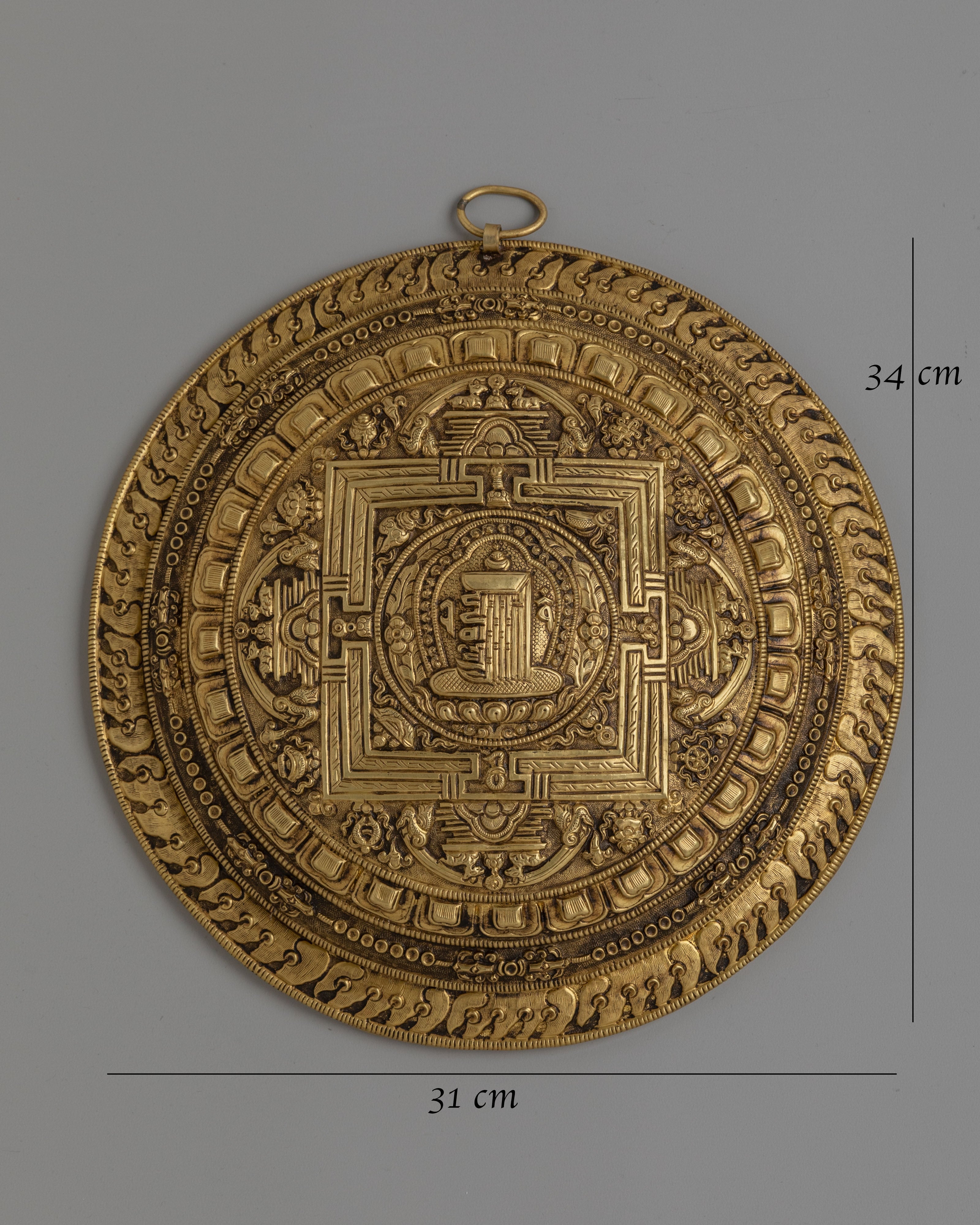 Kalachakra Mandala Wall Hanging | Tibetan Buddhist Symbolism