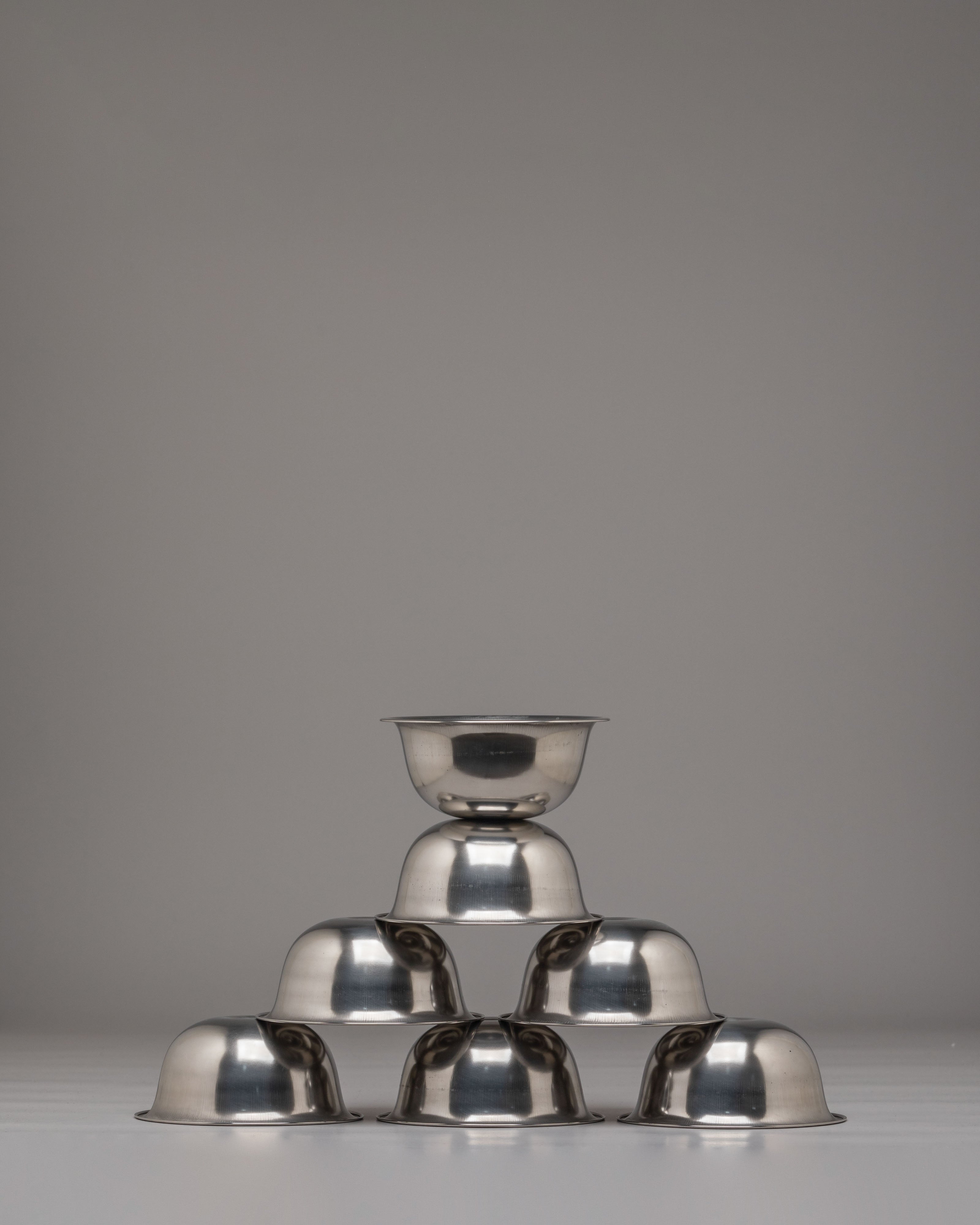 Ceremonial Ritual Offering Bowl Set | Tibetan Spiritual Artifacts