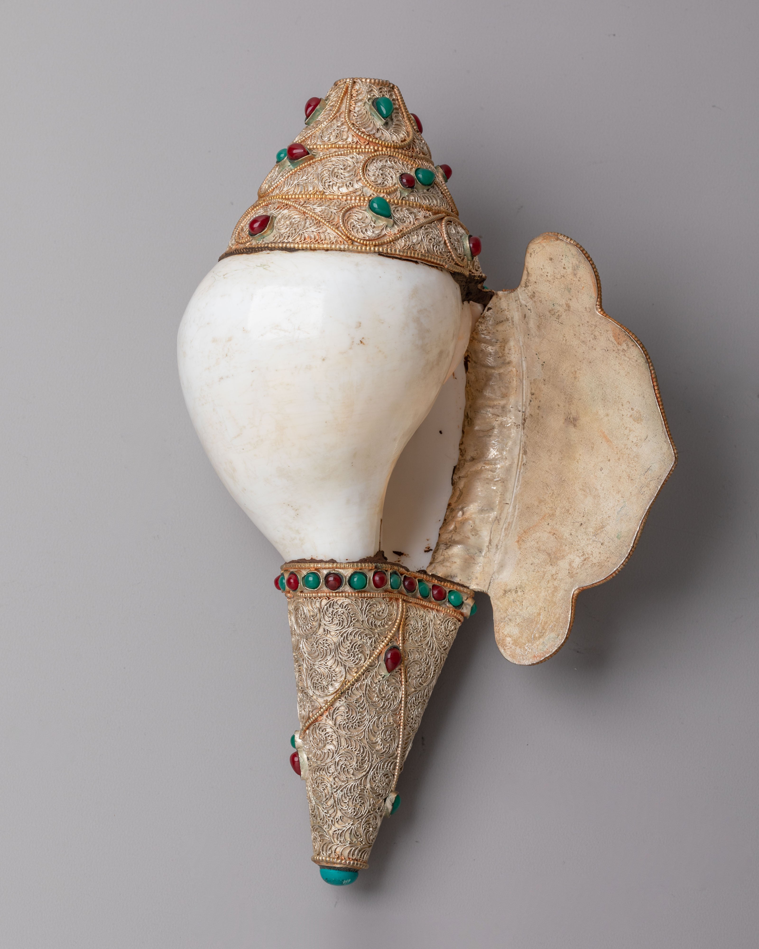 Handmade Ritual Conch | Tibetan Meditation Decor
