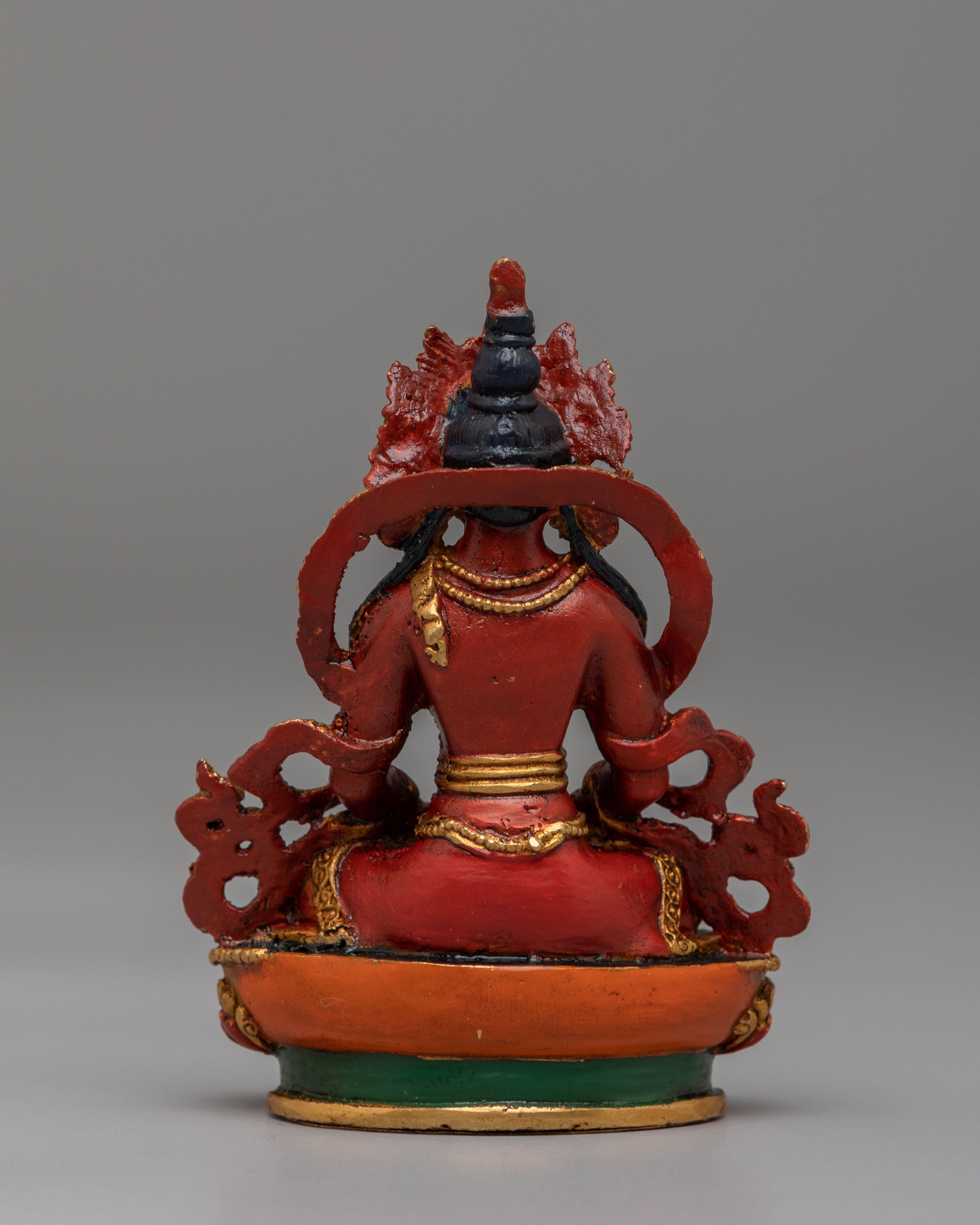 Amitayus Longevity Buddha Statue | 24K Gold Plated Buddhist Decor