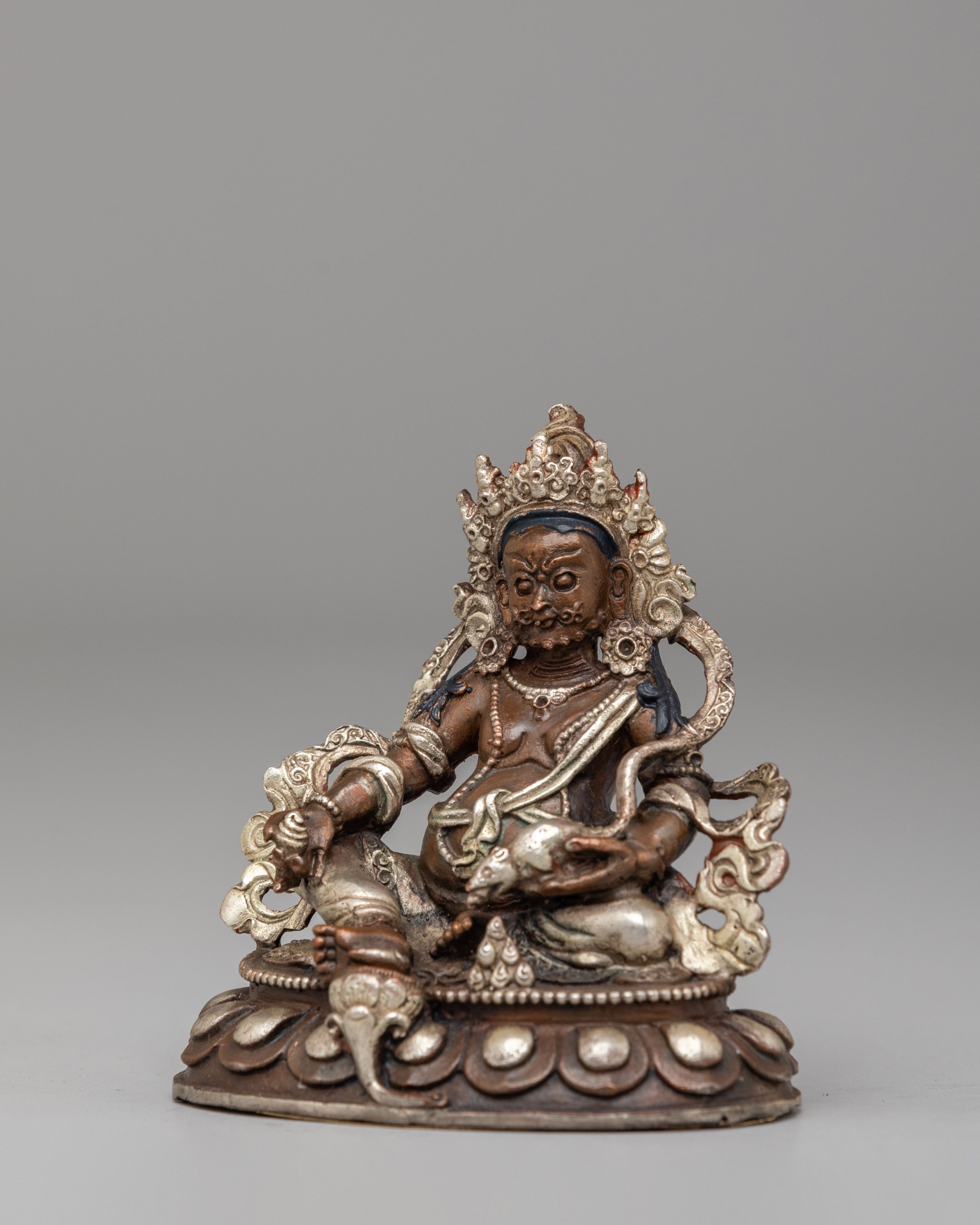 Dzambhala Prosperity Deity Statue | Dzambhala Statue for Altar