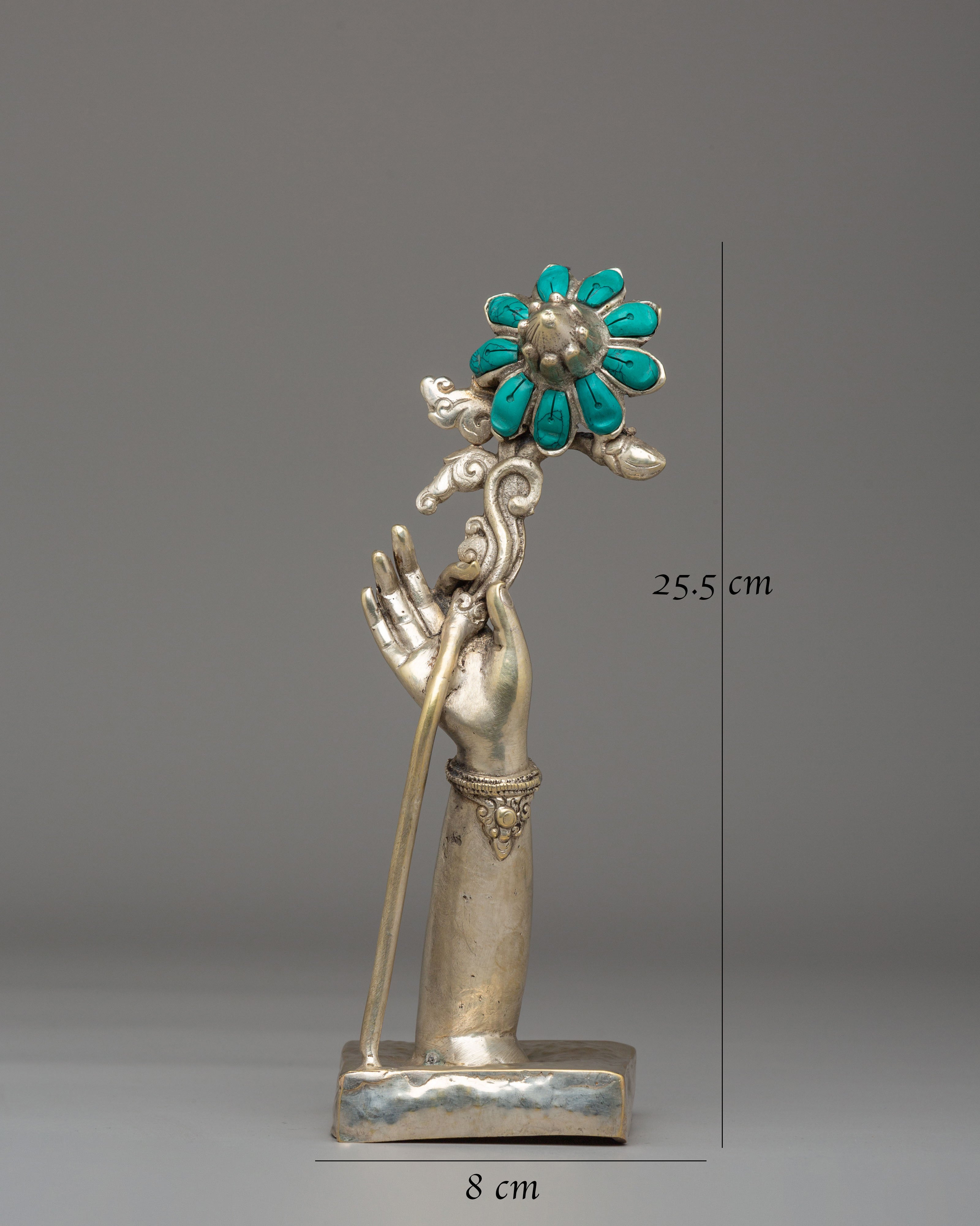 Green Tara Hand Sculpture | Perfect Spiritual Gift for Meditation