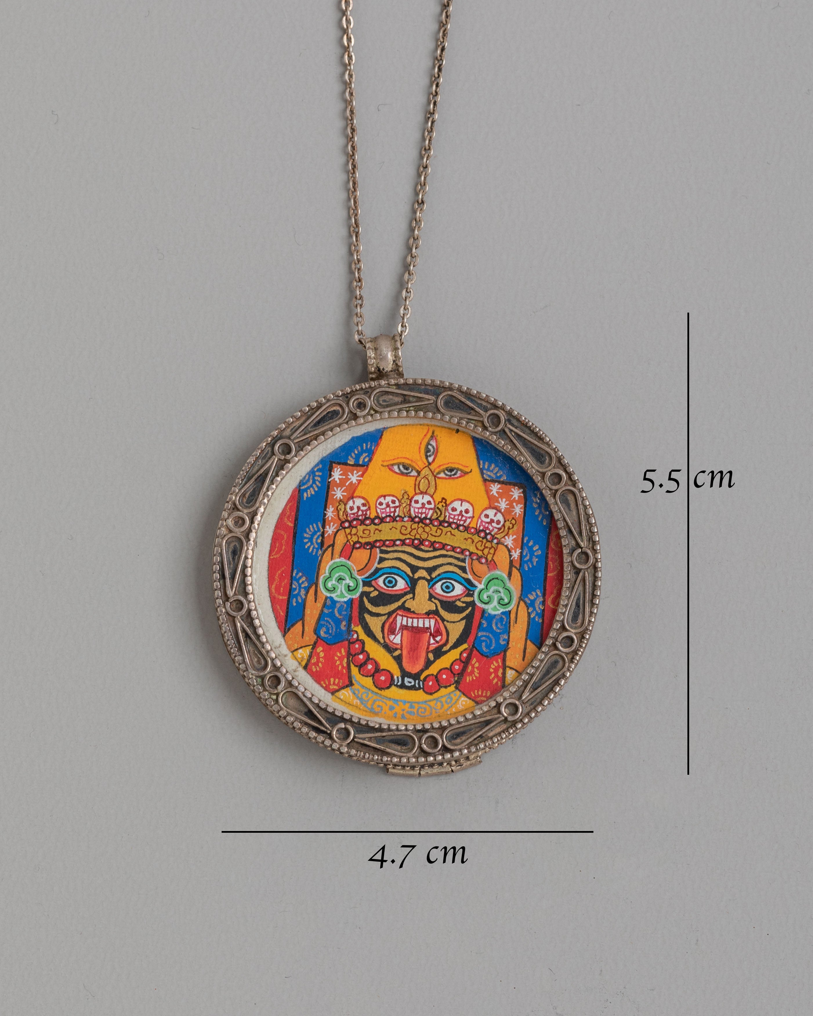 Sacred Zashi Lhamo Locket | A Symbol of Protection and Spiritual Strength
