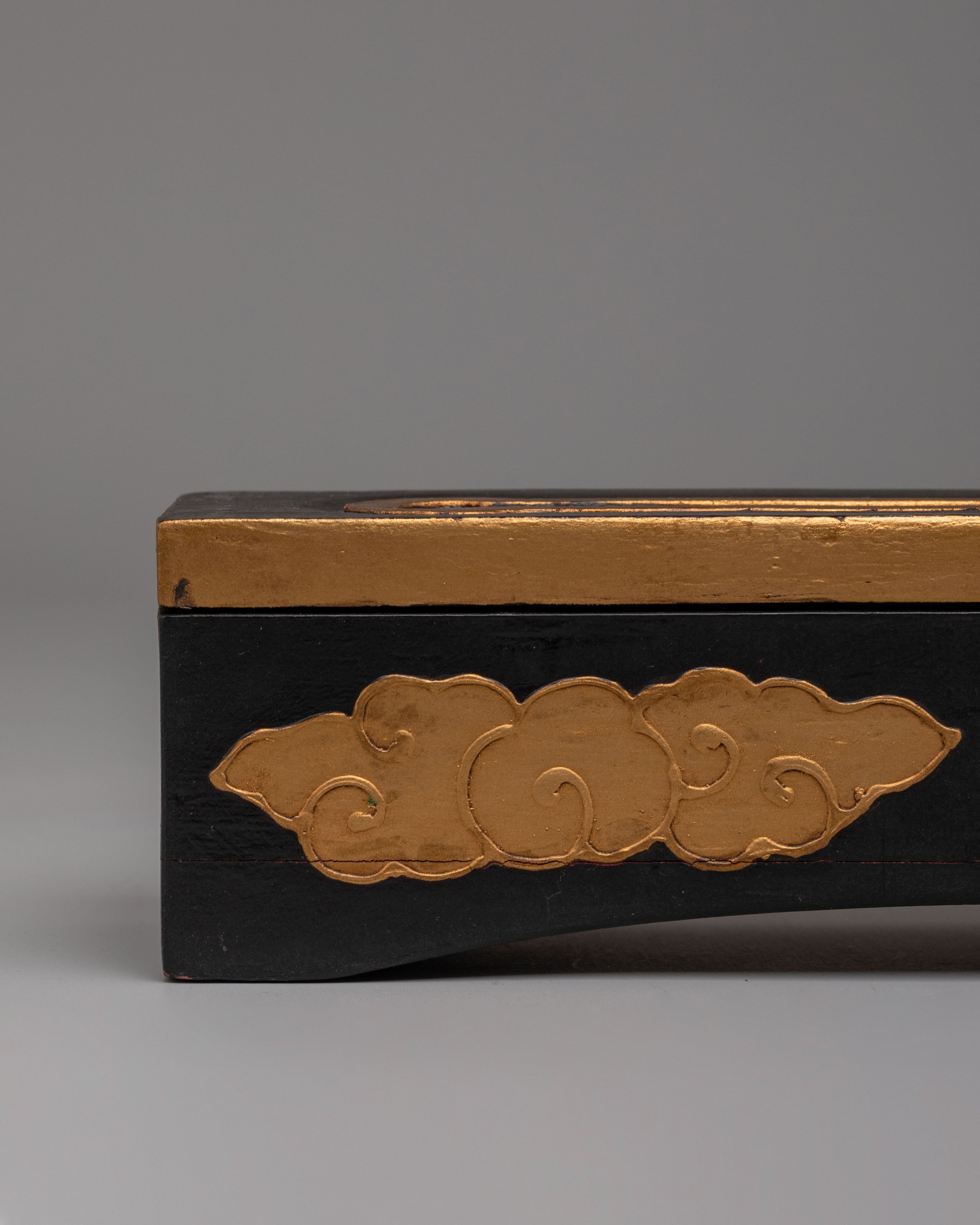 Buddhist Wooden Incense Burner | Spiritual Altar Decor