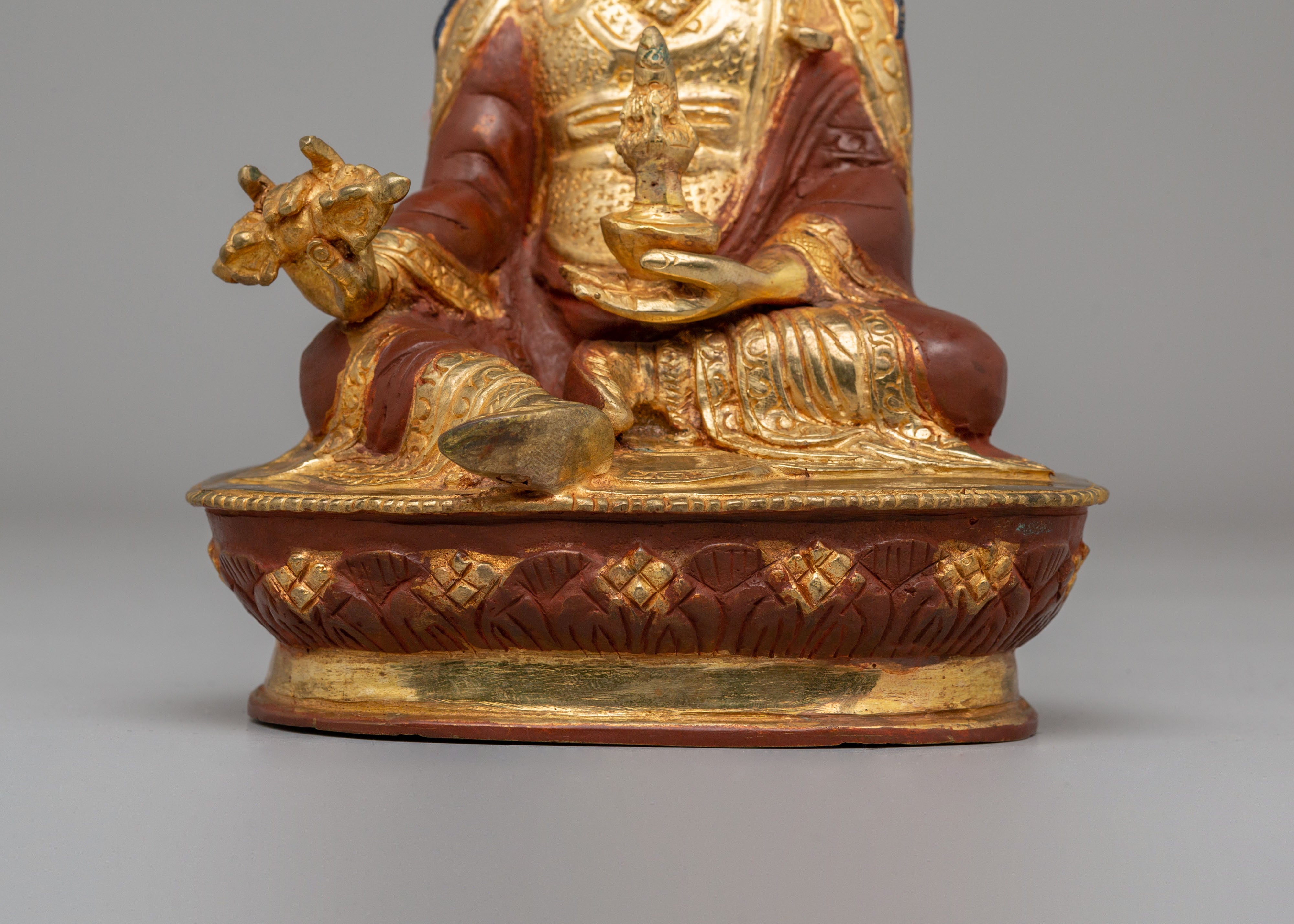 Vajrayana Guru Rinpoche Statue | Himalayan Buddhist Decor