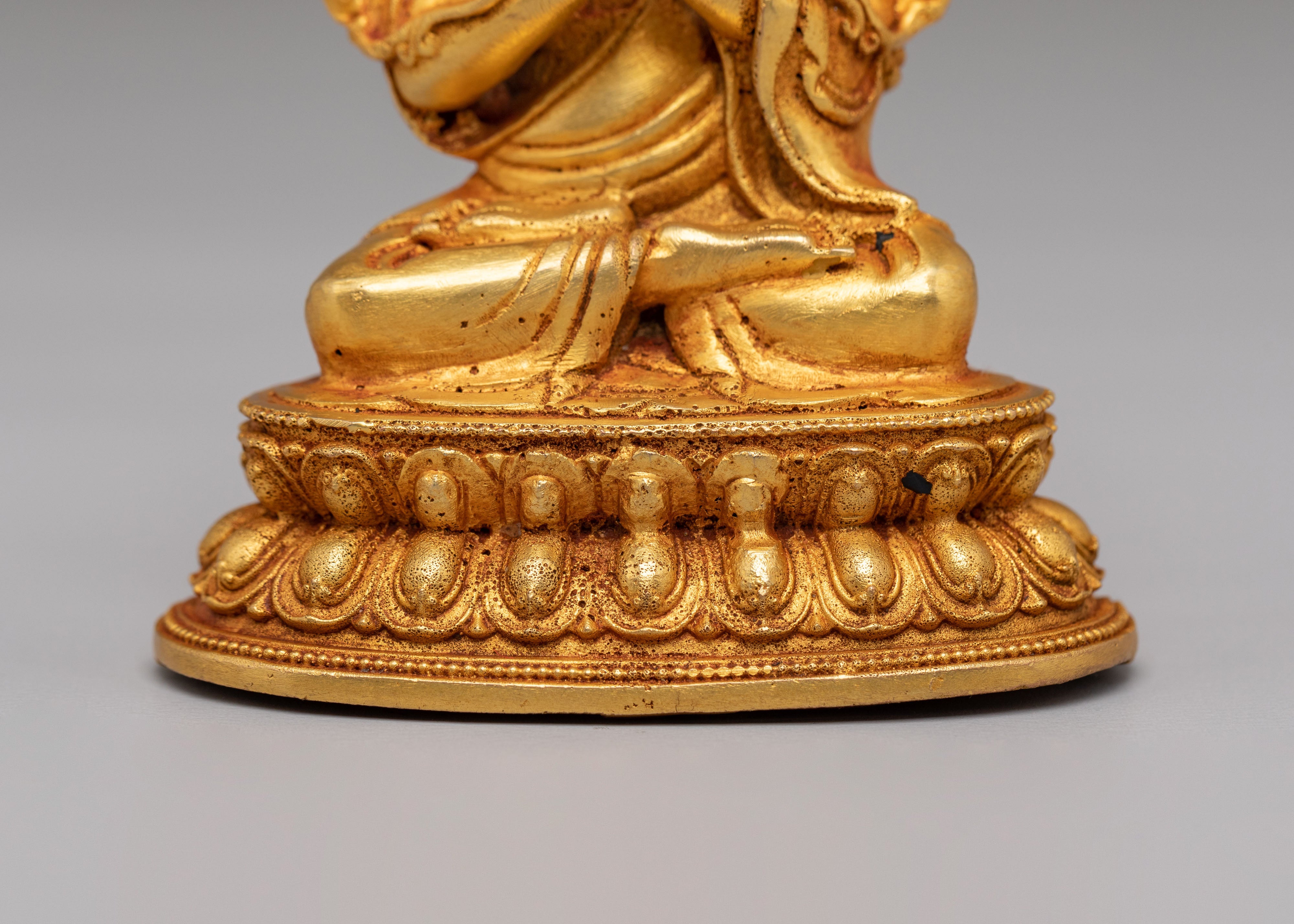 Sacred Tsongkhapa Statue | Tibetan Buddhist Master Sculpture