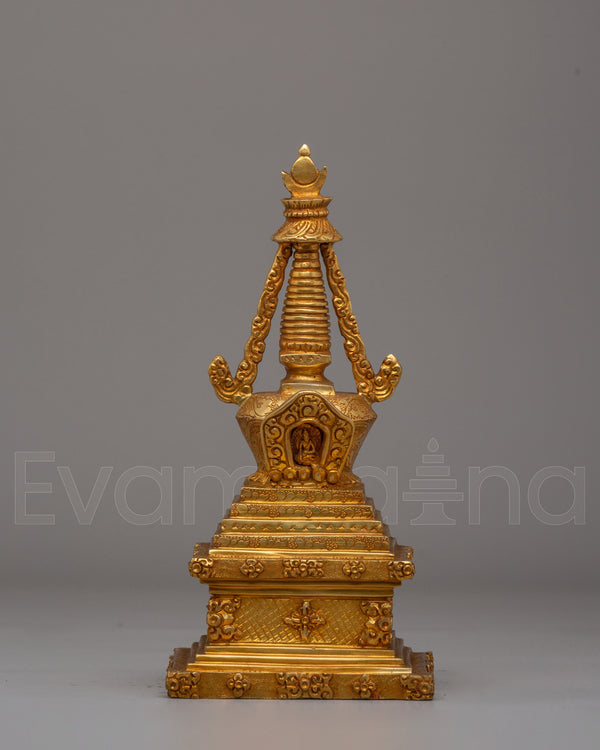 Handmade Himalayan Stupa | Enlightenment Stupa