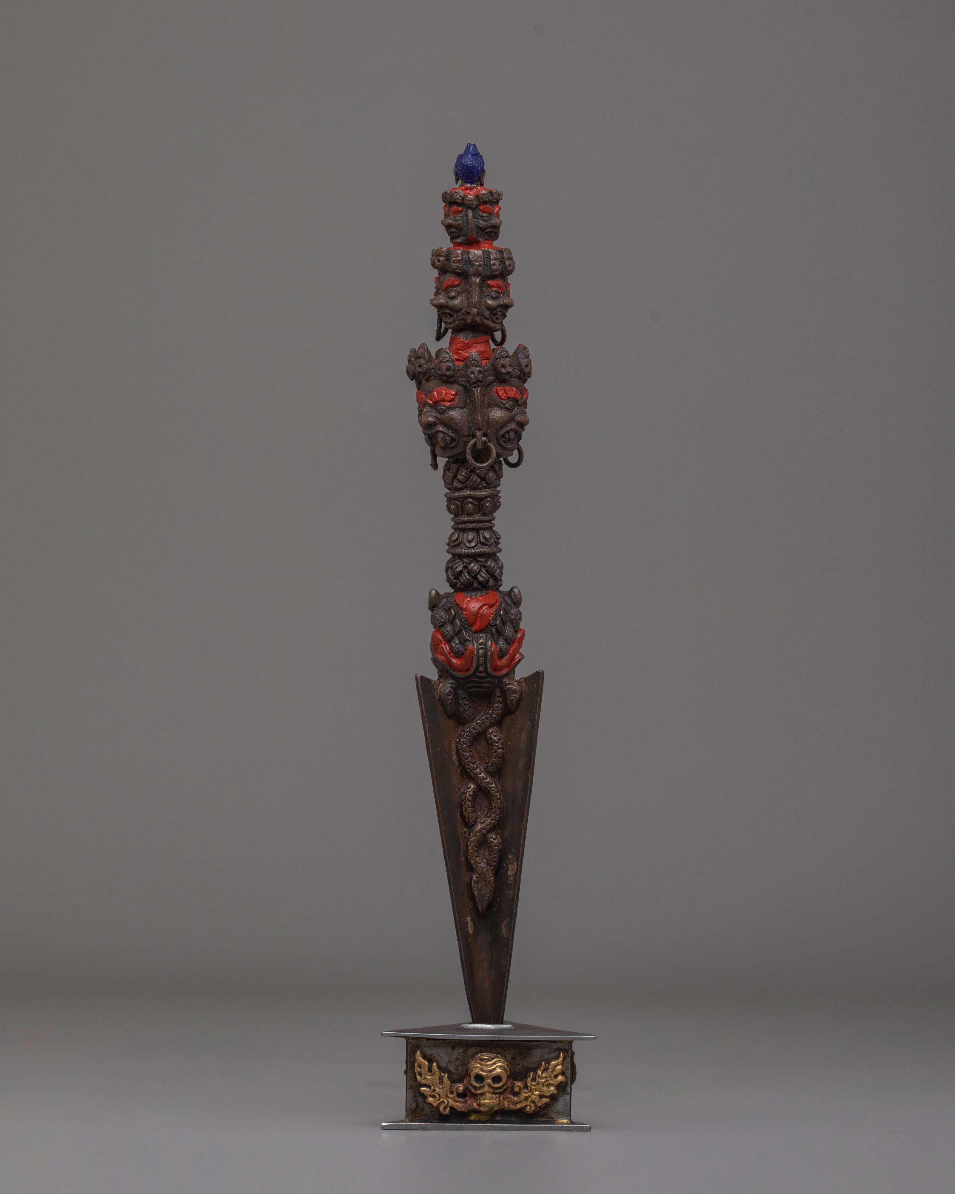 Handcrafted Sacred Tibetan Phurba | Ritual Dagger for Spiritual Practice
