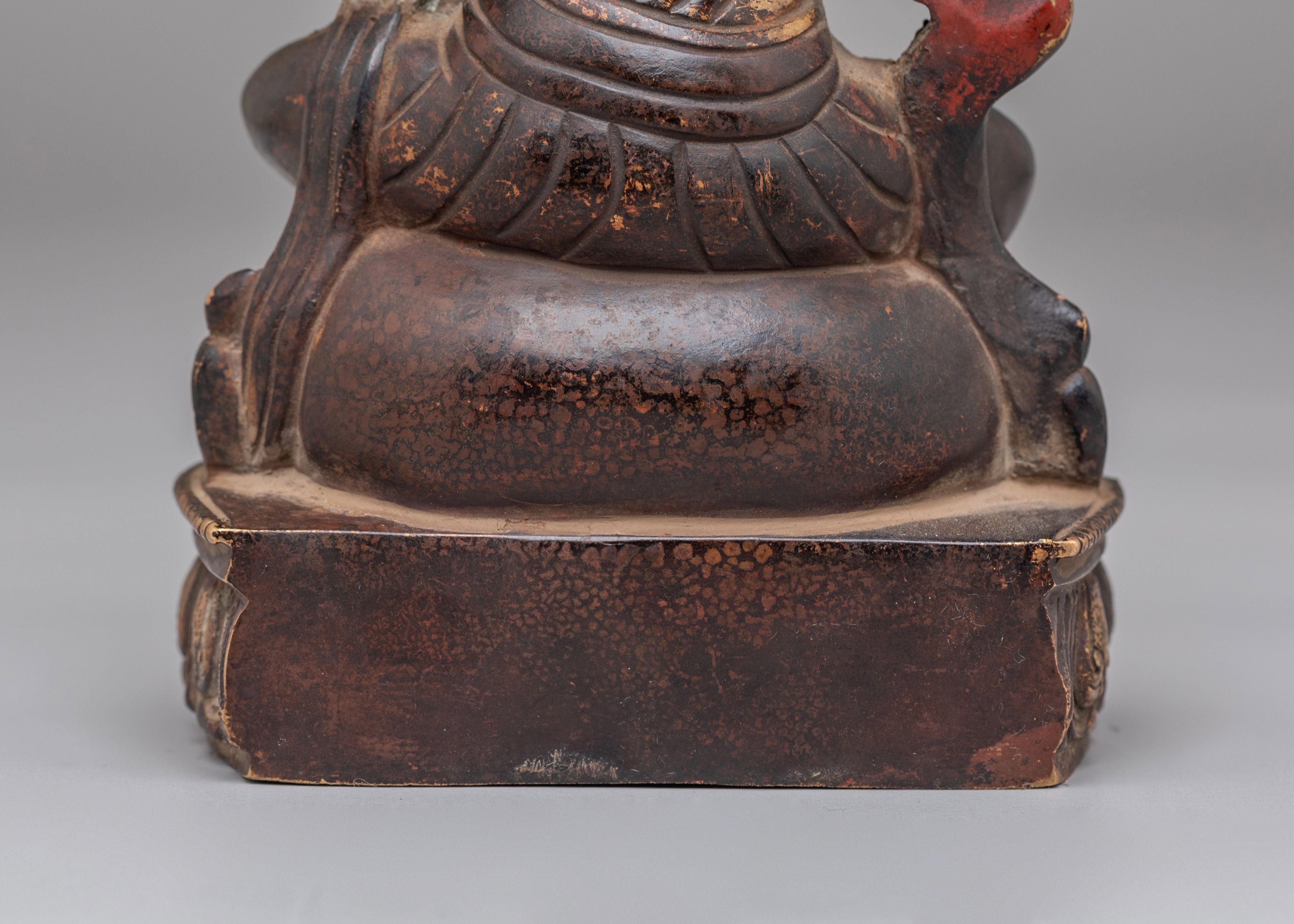 Sacred Dzambhala Statue Deity Statue | Spiritual Wealth and Protection Art