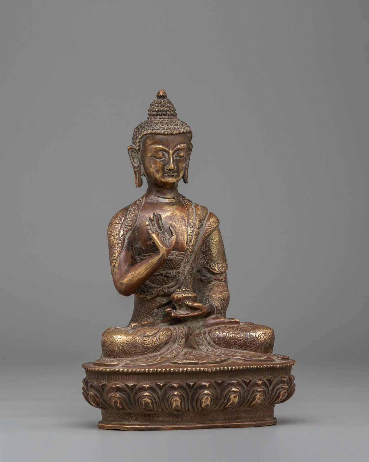 Spiritual Amogasiddhi Buddha Statue | Symbol of Fearlessness and Spiritual Strength