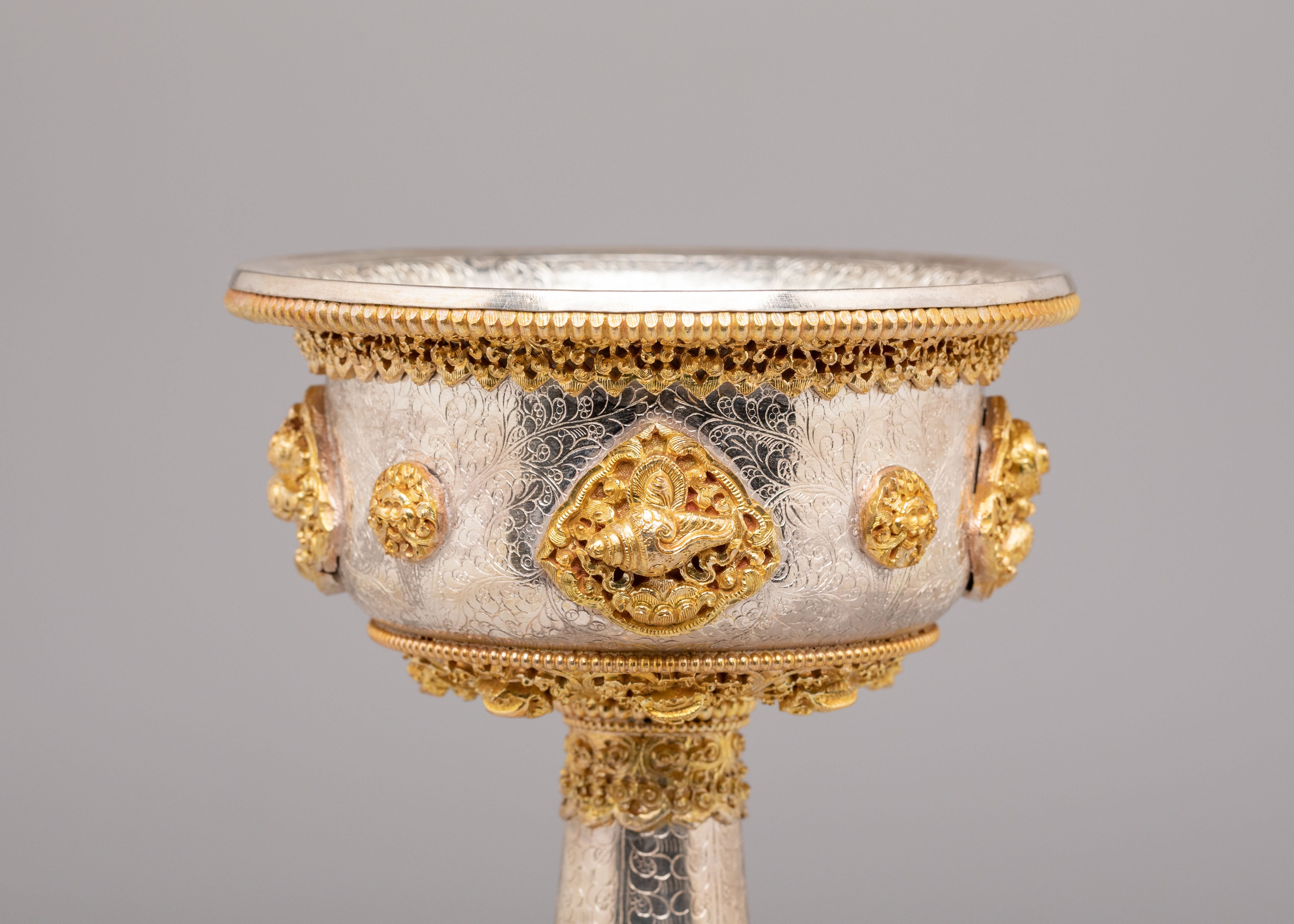 Ceremonial Serkyem Set | Tibetan Ritual Tools for Altar