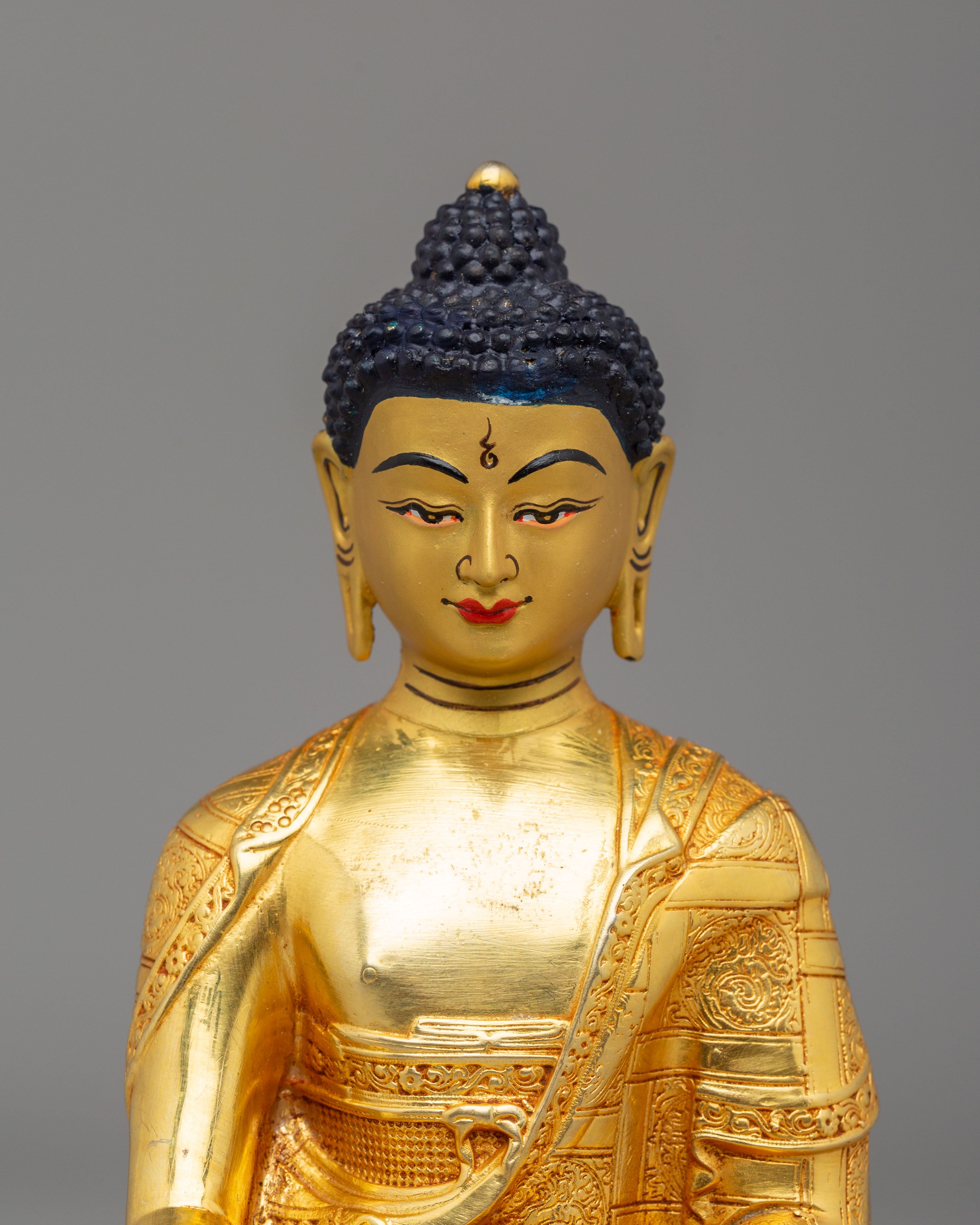 Handmade Three Buddha Statue Set | Shakyamuni, Amitabha & Medicine Buddha