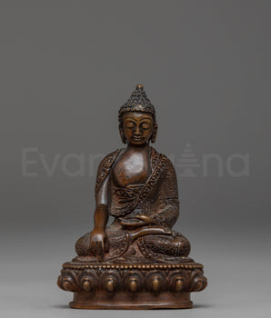 Handmade Buddha Shakyamuni Statue for Decor | Buddhist Sacred Art
